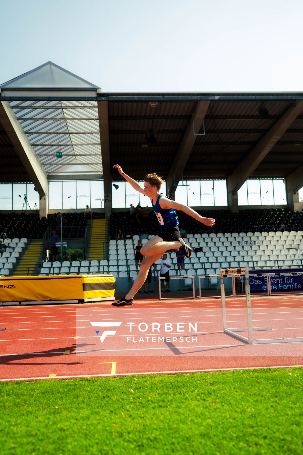 Paul von Bothmer (BTB Oldenburg) waehrend der U16-/U23-DM am 05.07.2025 im Donaustadion in Ulm