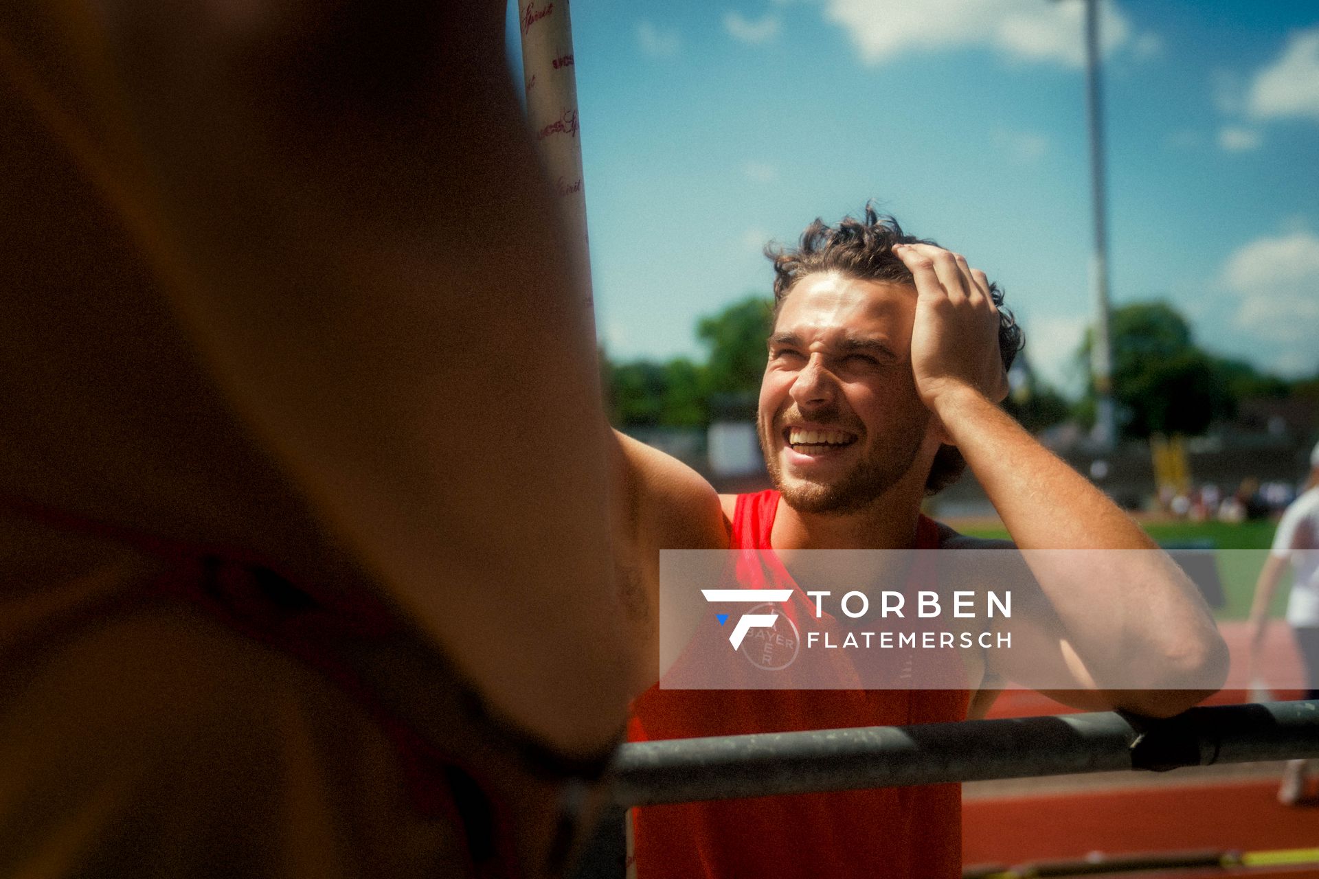 Luke Zenker (TSV Bayer 04 Leverkusen) waehrend der U16-/U23-DM am 05.07.2025 im Donaustadion in Ulm