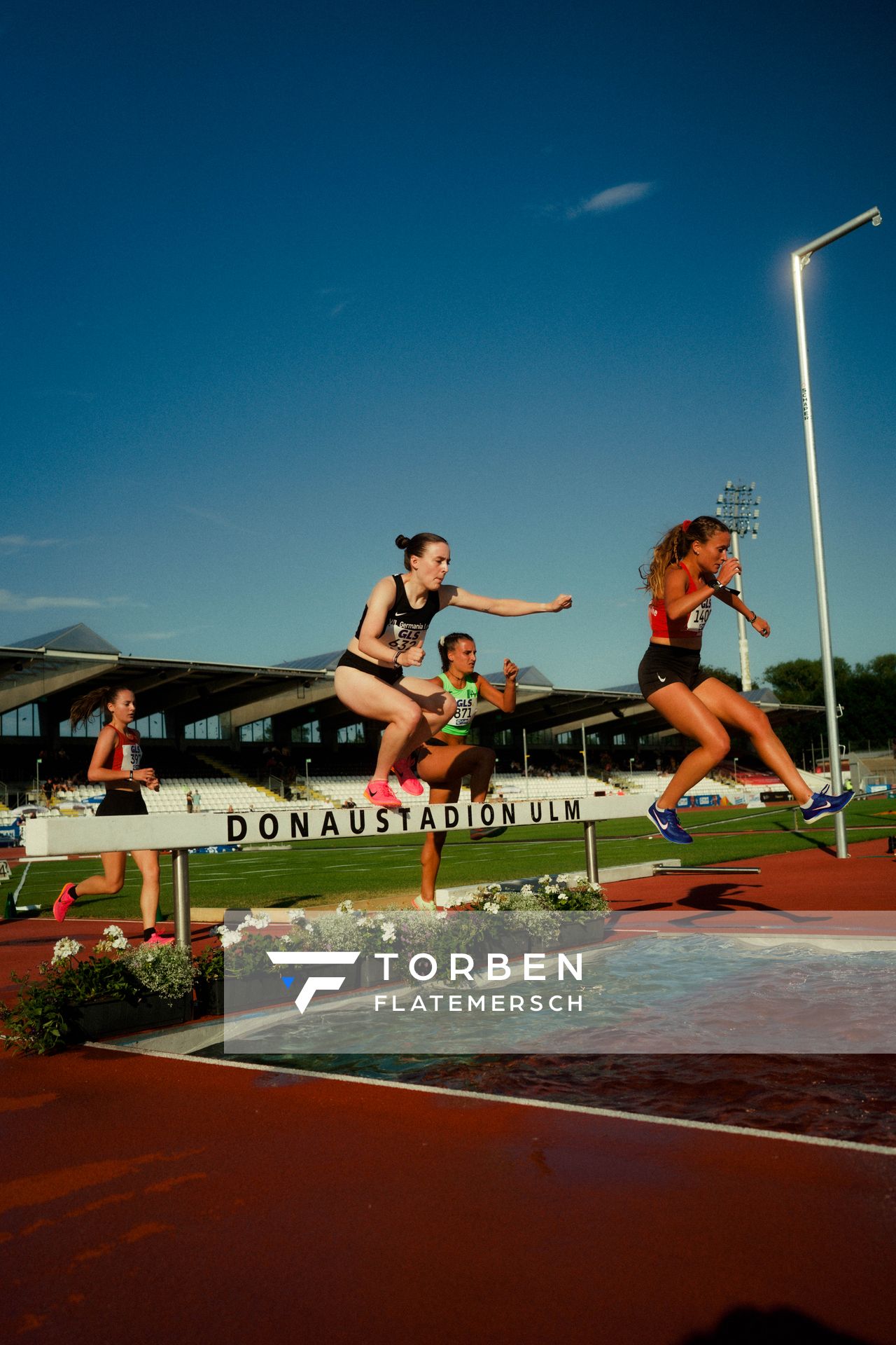 Ida Moll (VfL Germania Leer)  waehrend der U16-/U23-DM am 05.07.2025 im Donaustadion in Ulm