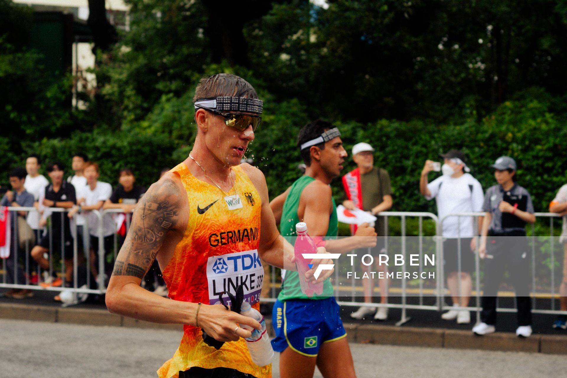 Christopher Linke (GER) during the 35km race walk at the World Athletics Championships on 13.09.2025 in Tokyo.