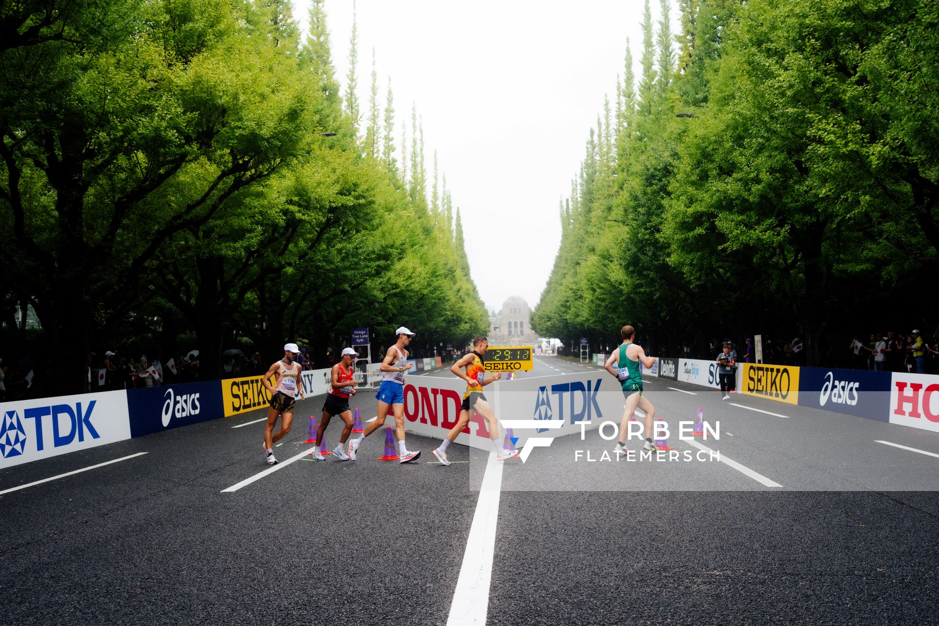 Jonathan Hilbert (GER) during the 35km race walk at the World Athletics Championships on 13.09.2025 in Tokyo.