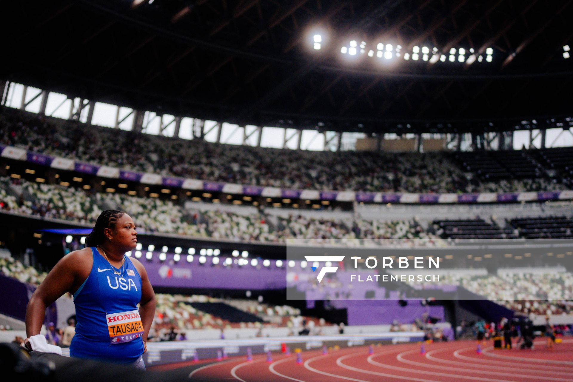 Laulauga Tausaga (USA) during the World Athletics Championships on 13.09.2025 in Tokyo.