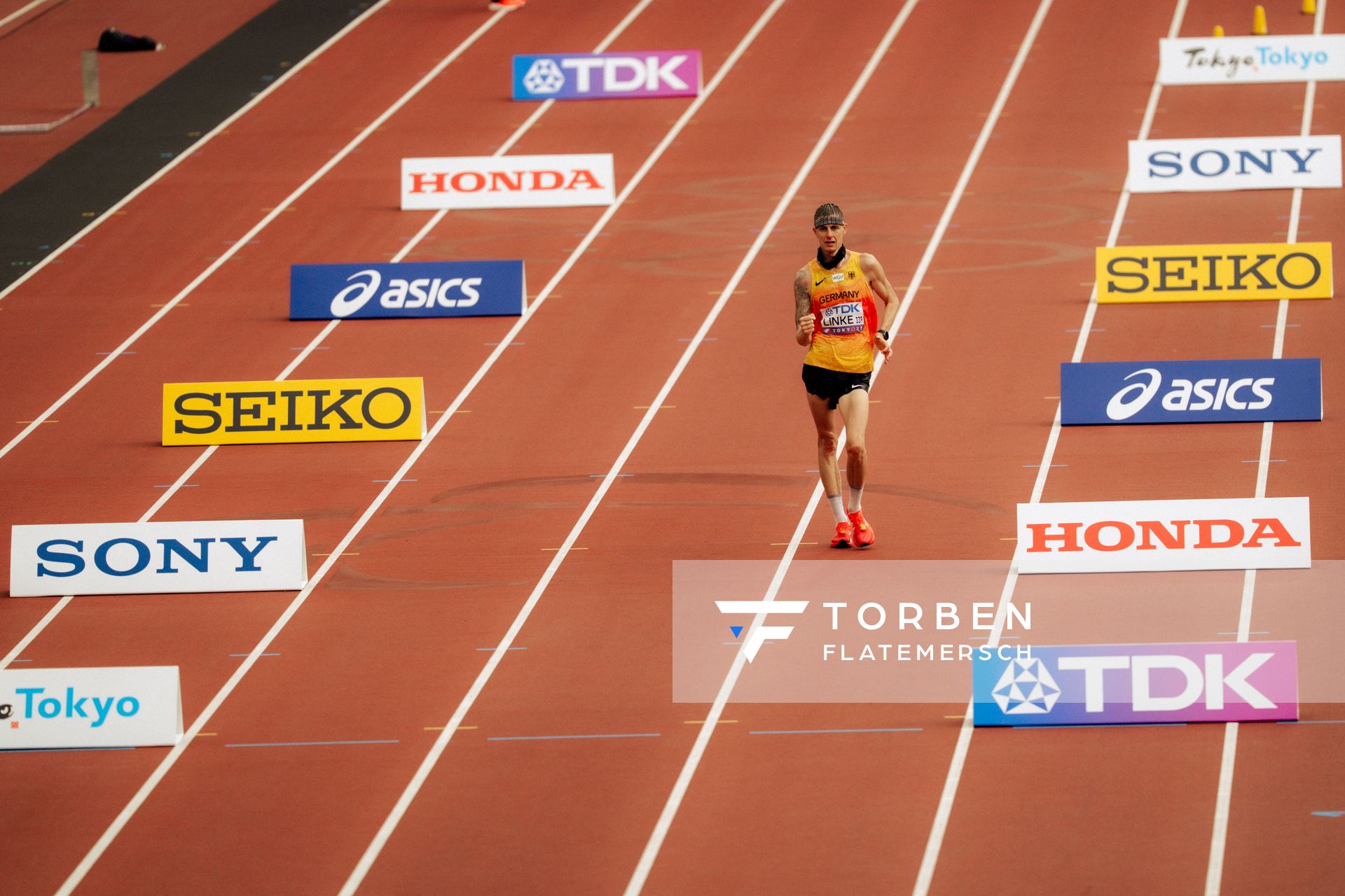 Christopher Linke (GER) during the 35km race walk at the World Athletics Championships on 13.09.2025 in Tokyo.