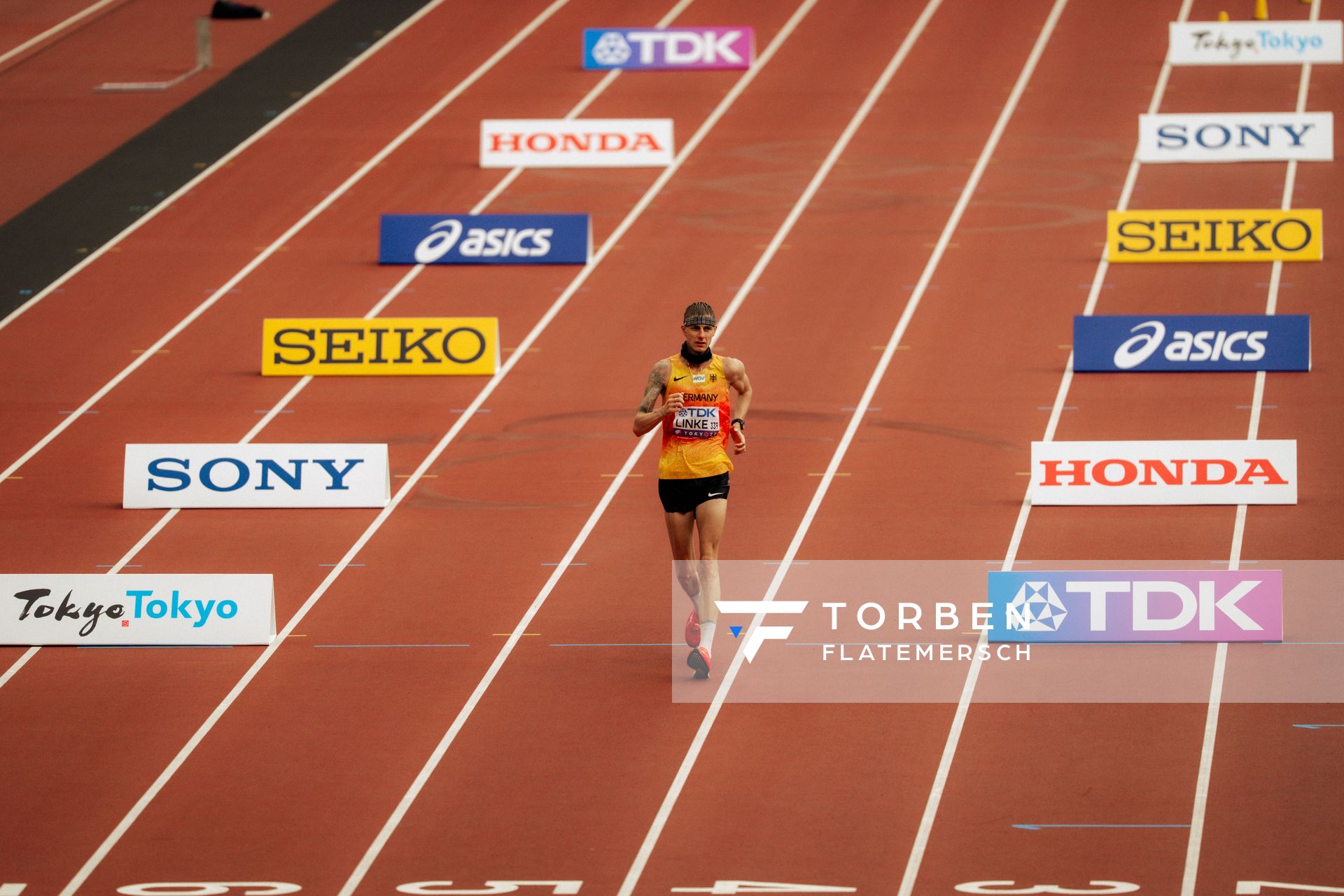 Christopher Linke (GER) during the 35km race walk at the World Athletics Championships on 13.09.2025 in Tokyo.