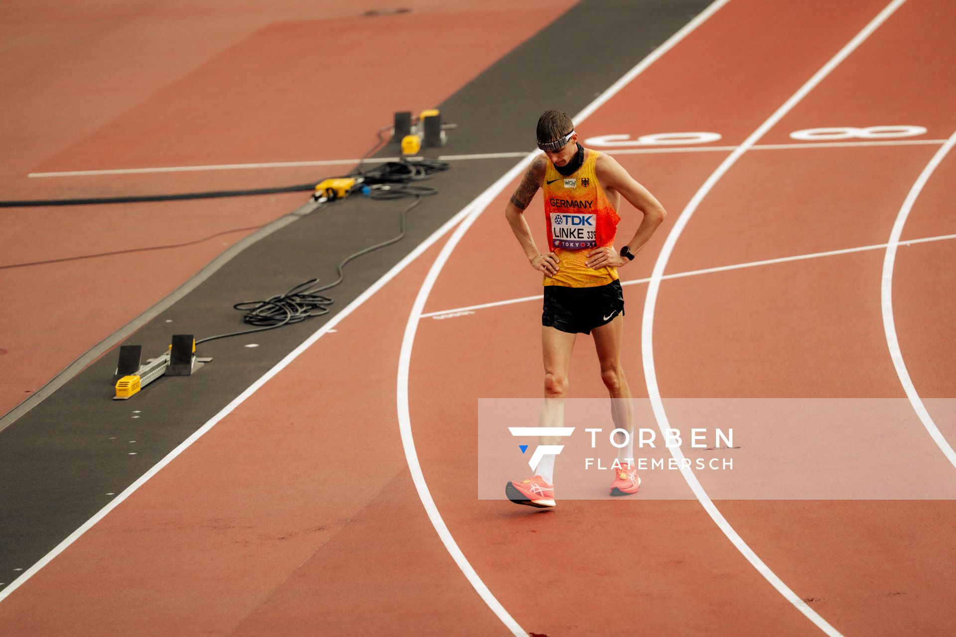Christopher Linke (GER) during the 35km race walk at the World Athletics Championships on 13.09.2025 in Tokyo.