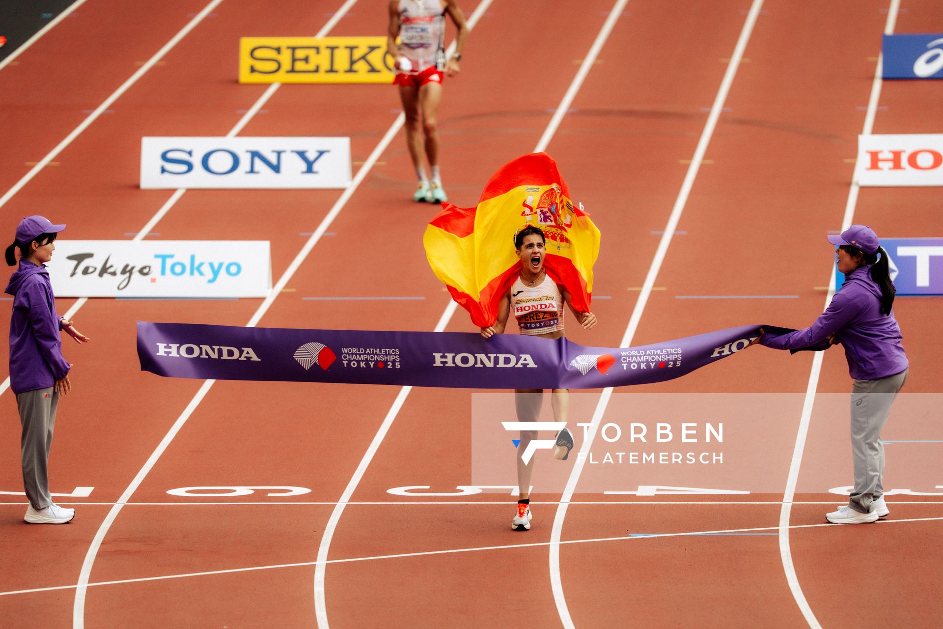 María Pérez (ESP) during the World Athletics Championships on 13.09.2025 in Tokyo.