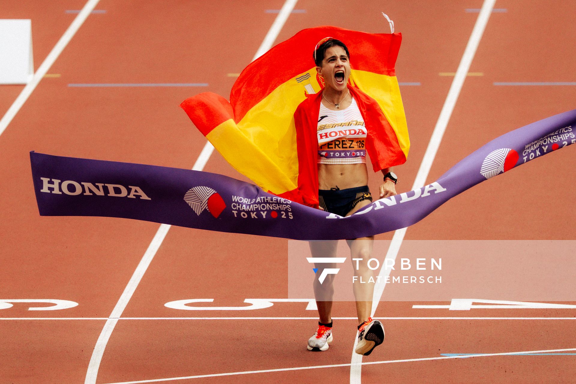 María Pérez (ESP) during the World Athletics Championships on 13.09.2025 in Tokyo.