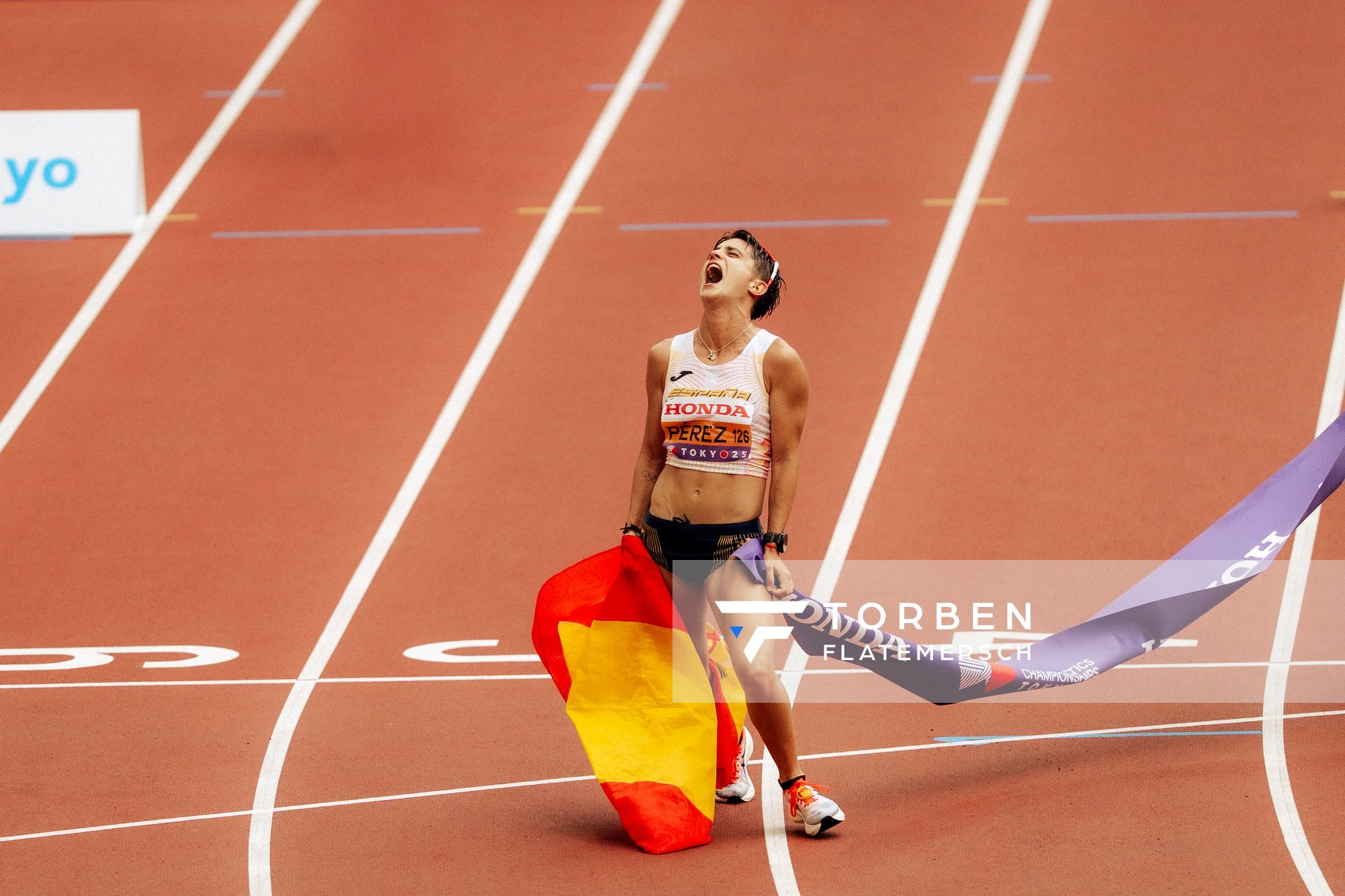 María Pérez (ESP) during the World Athletics Championships on 13.09.2025 in Tokyo.