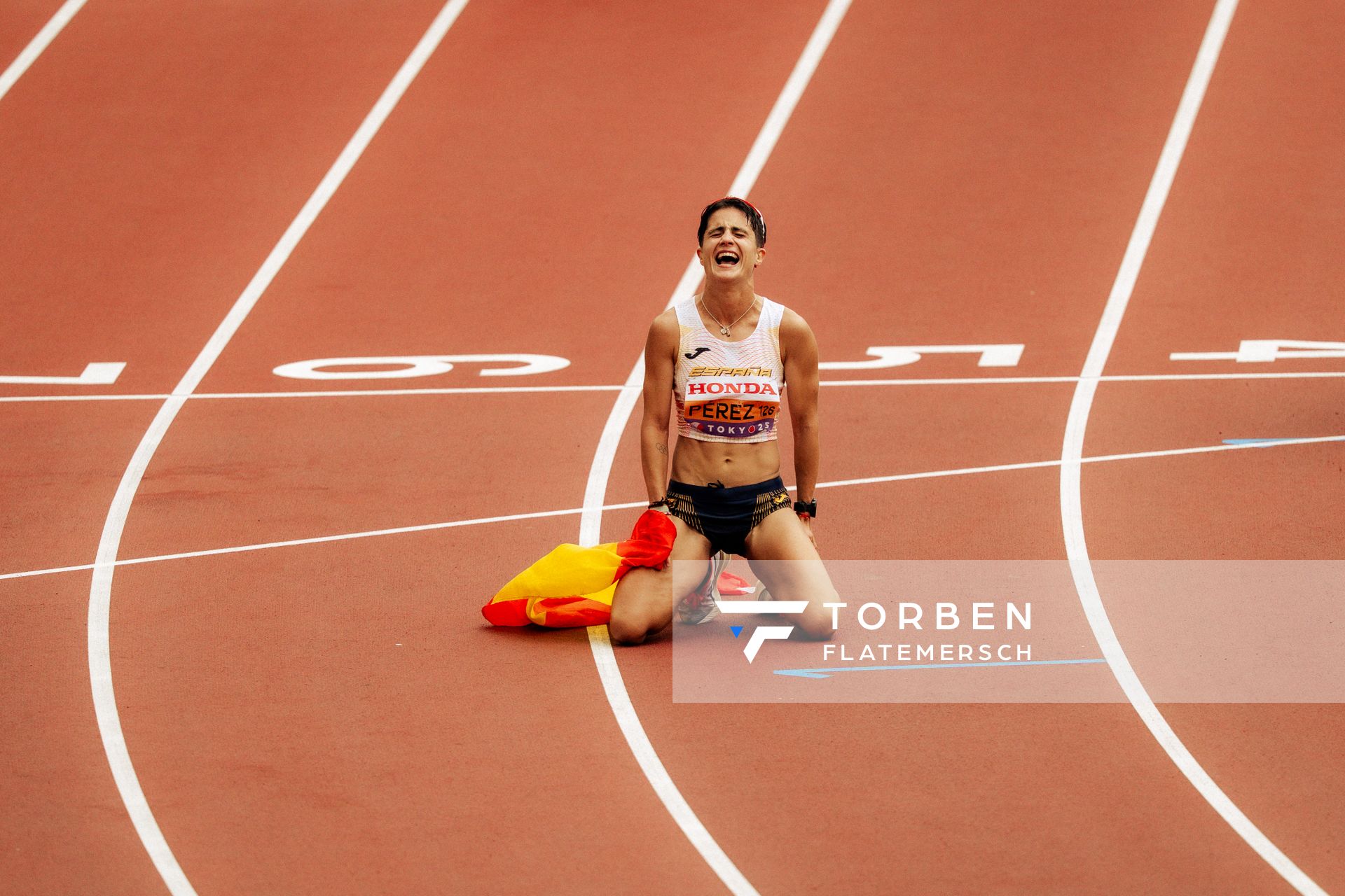 María Pérez (ESP) during the World Athletics Championships on 13.09.2025 in Tokyo.