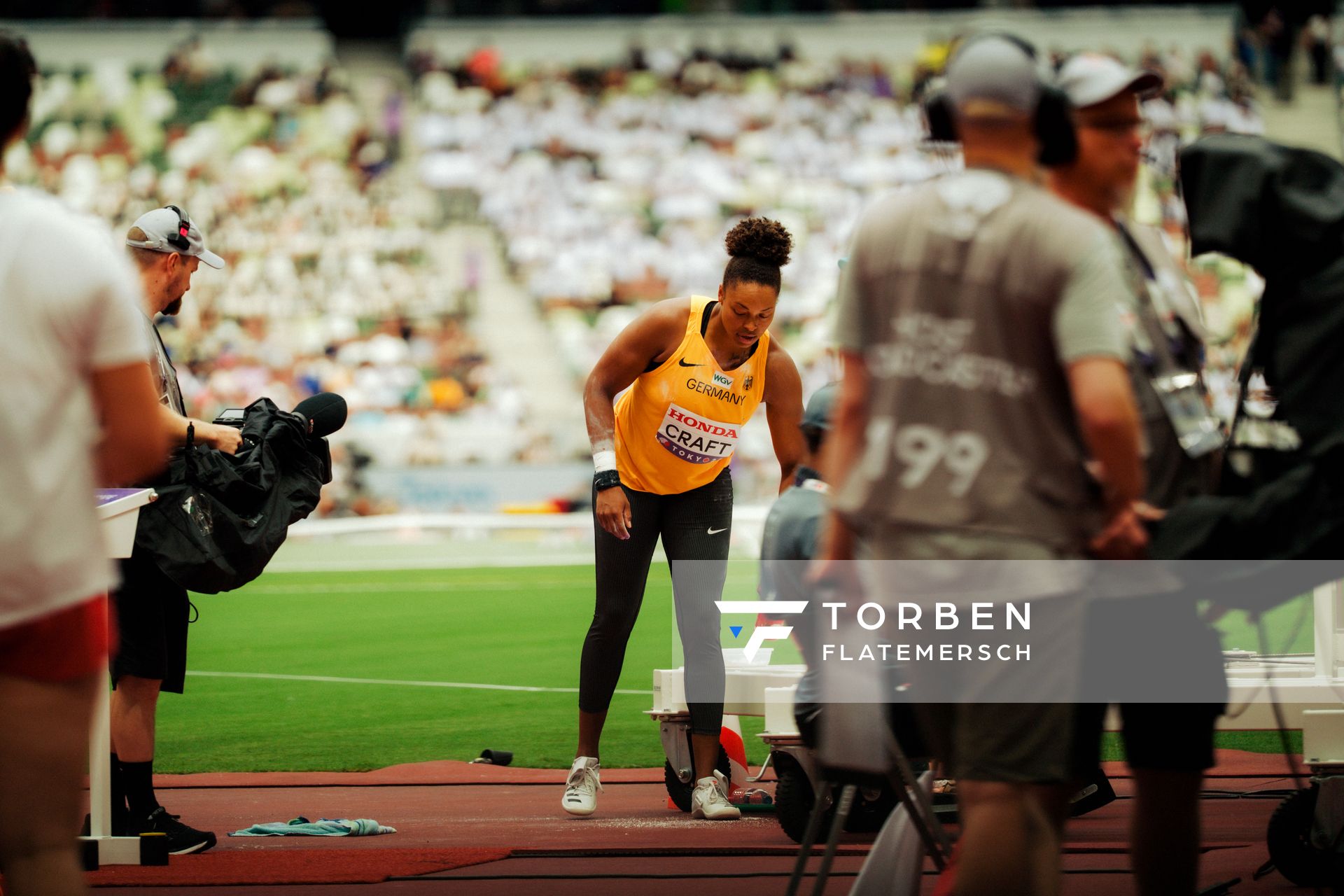 Shanice Craft (GER) during the World Athletics Championships on 13.09.2025 in Tokyo.