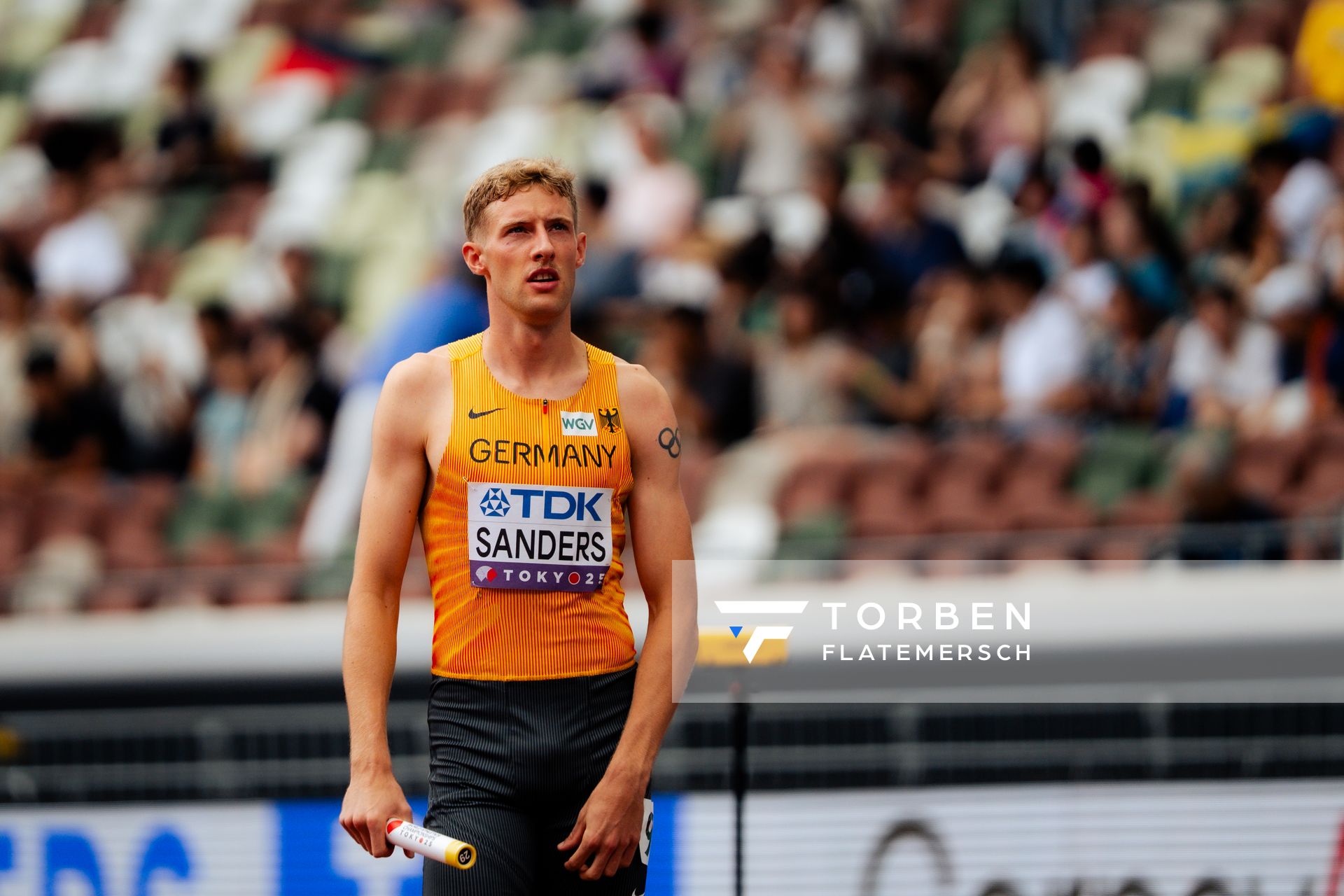 Manuel Sanders (GER) during the World Athletics Championships on 13.09.2025 in Tokyo.