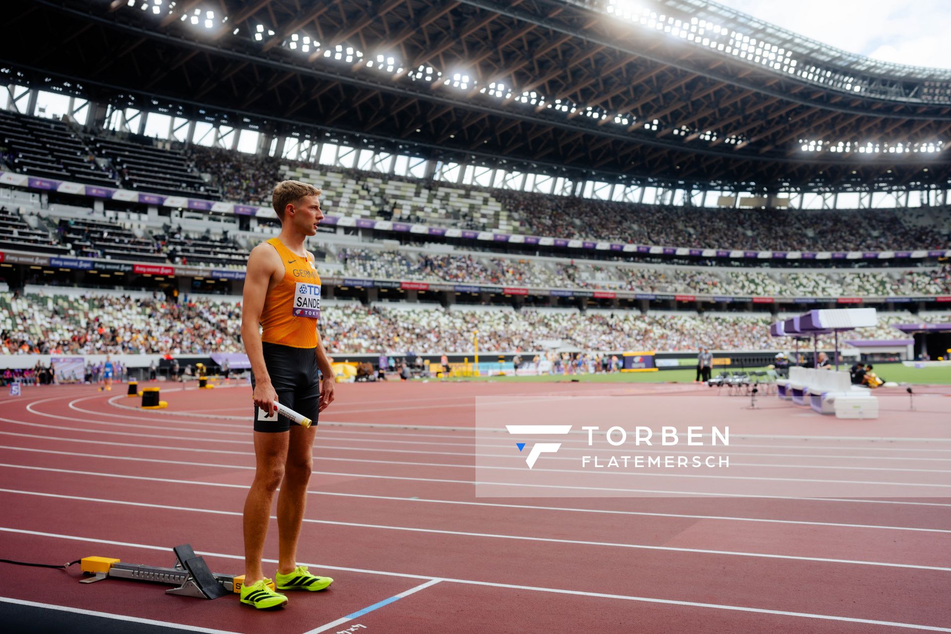 Manuel Sanders (GER) during the World Athletics Championships on 13.09.2025 in Tokyo.