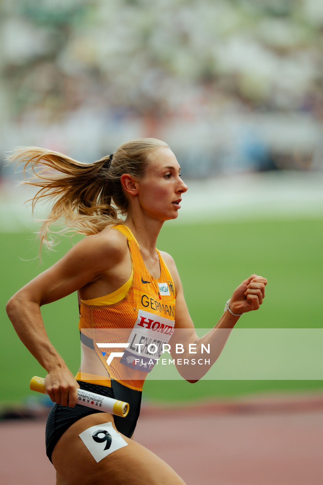 Elisa Lechleitner (GER) during the World Athletics Championships on 13.09.2025 in Tokyo.