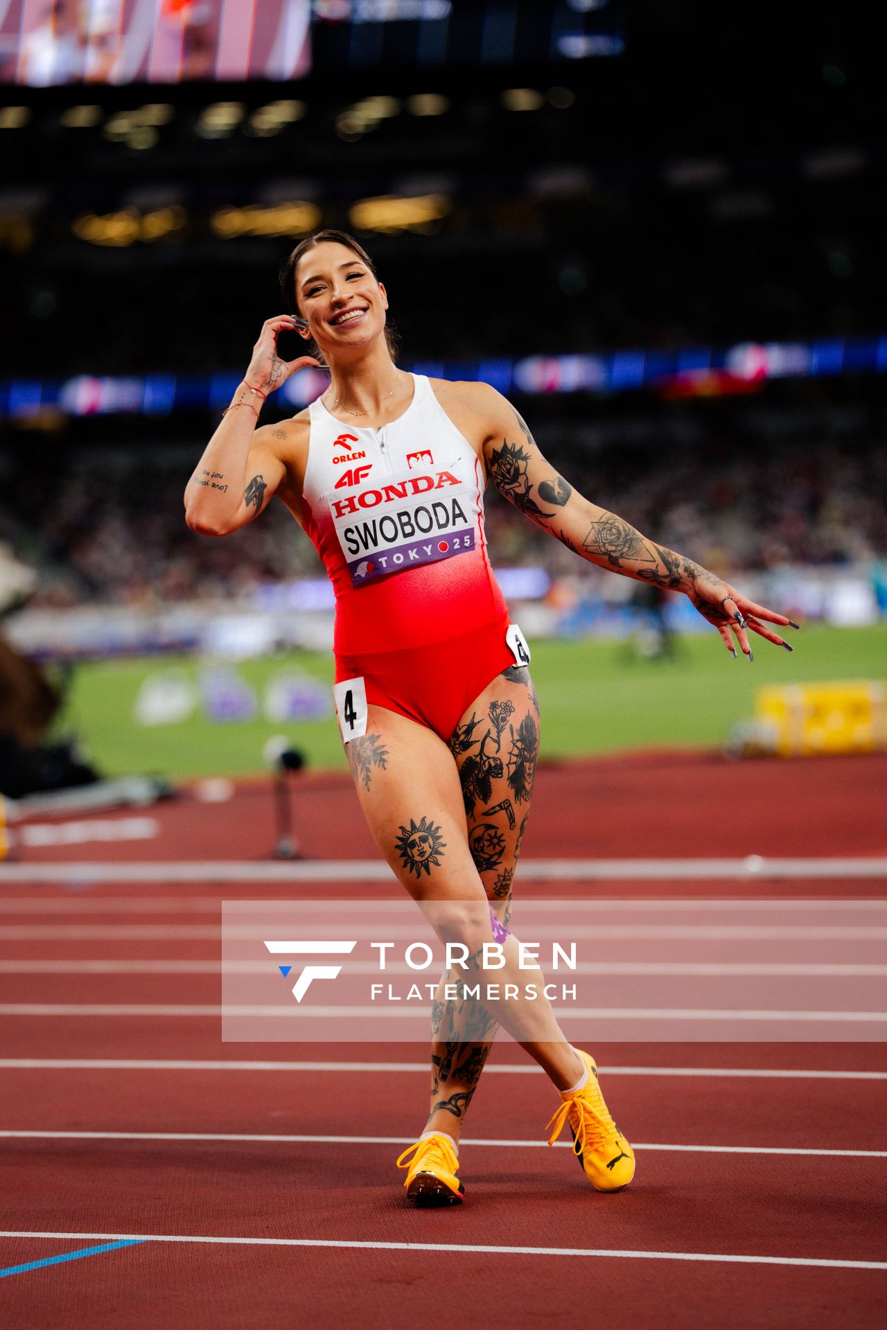 Ewa Swoboda (POL) during the World Athletics Championships on 13.09.2025 in Tokyo.