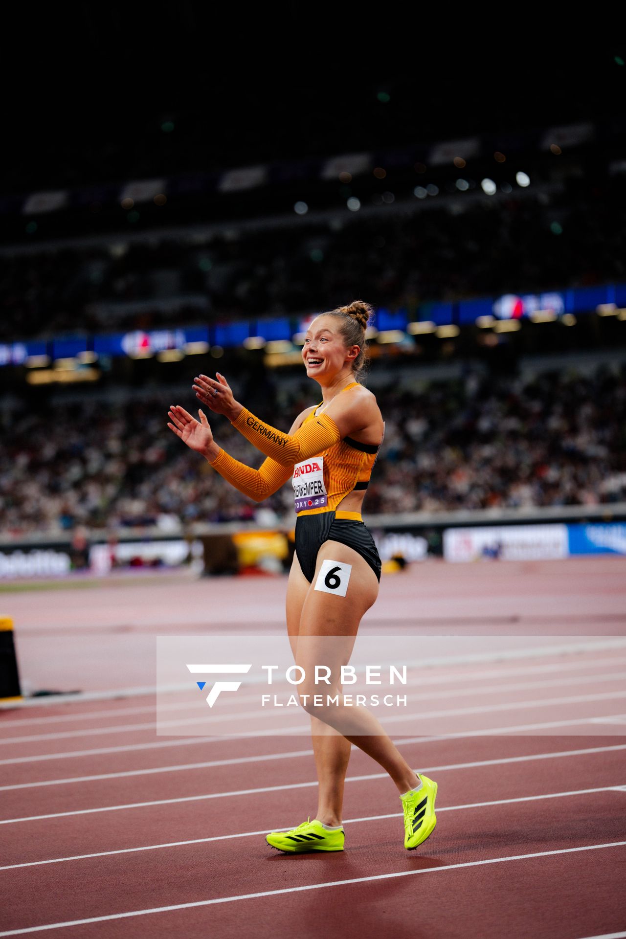 Gina Lückenkemper (GER) during the World Athletics Championships on 13.09.2025 in Tokyo.