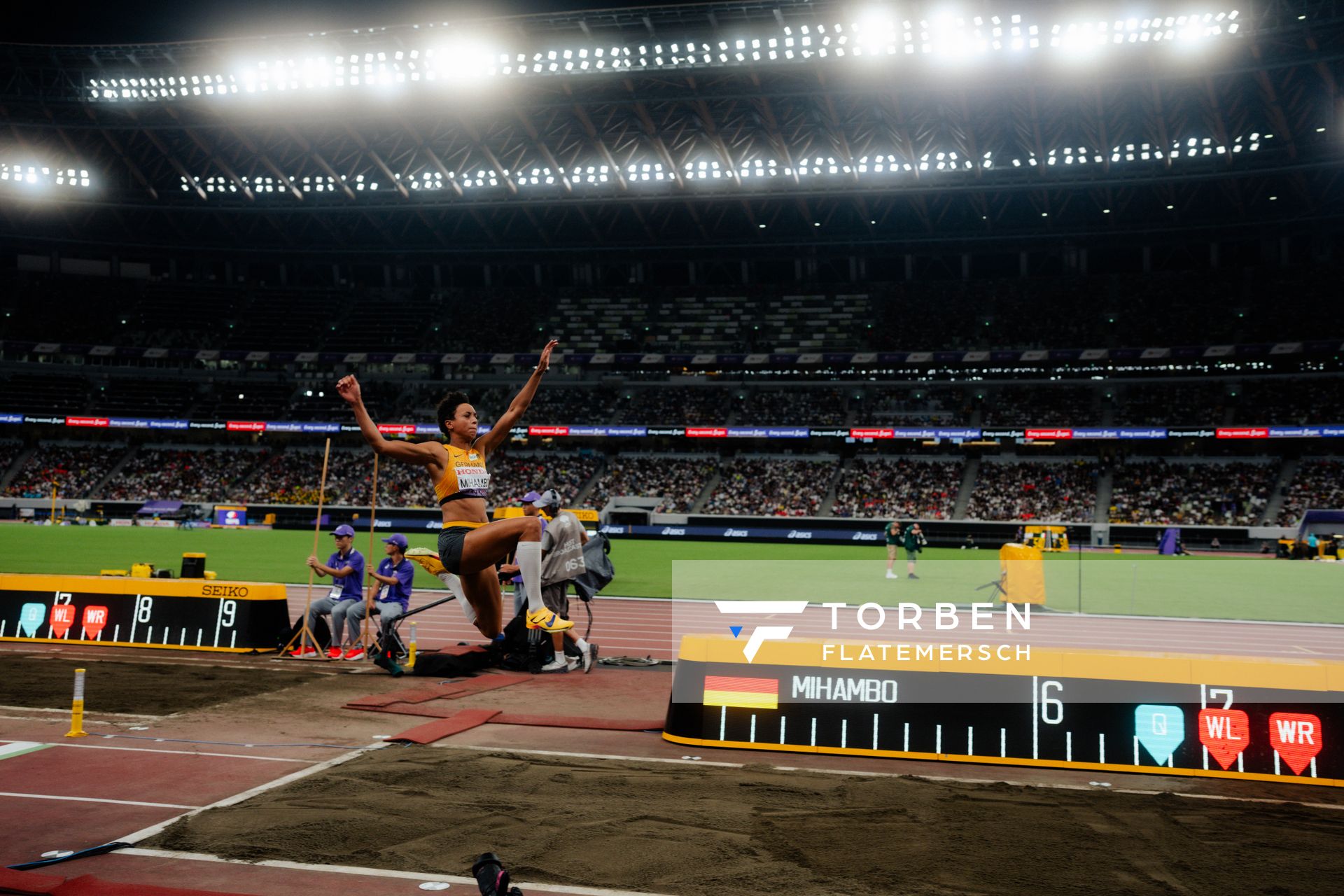 Malaika Mihambo (GER) during the World Athletics Championships on 13.09.2025 in Tokyo.