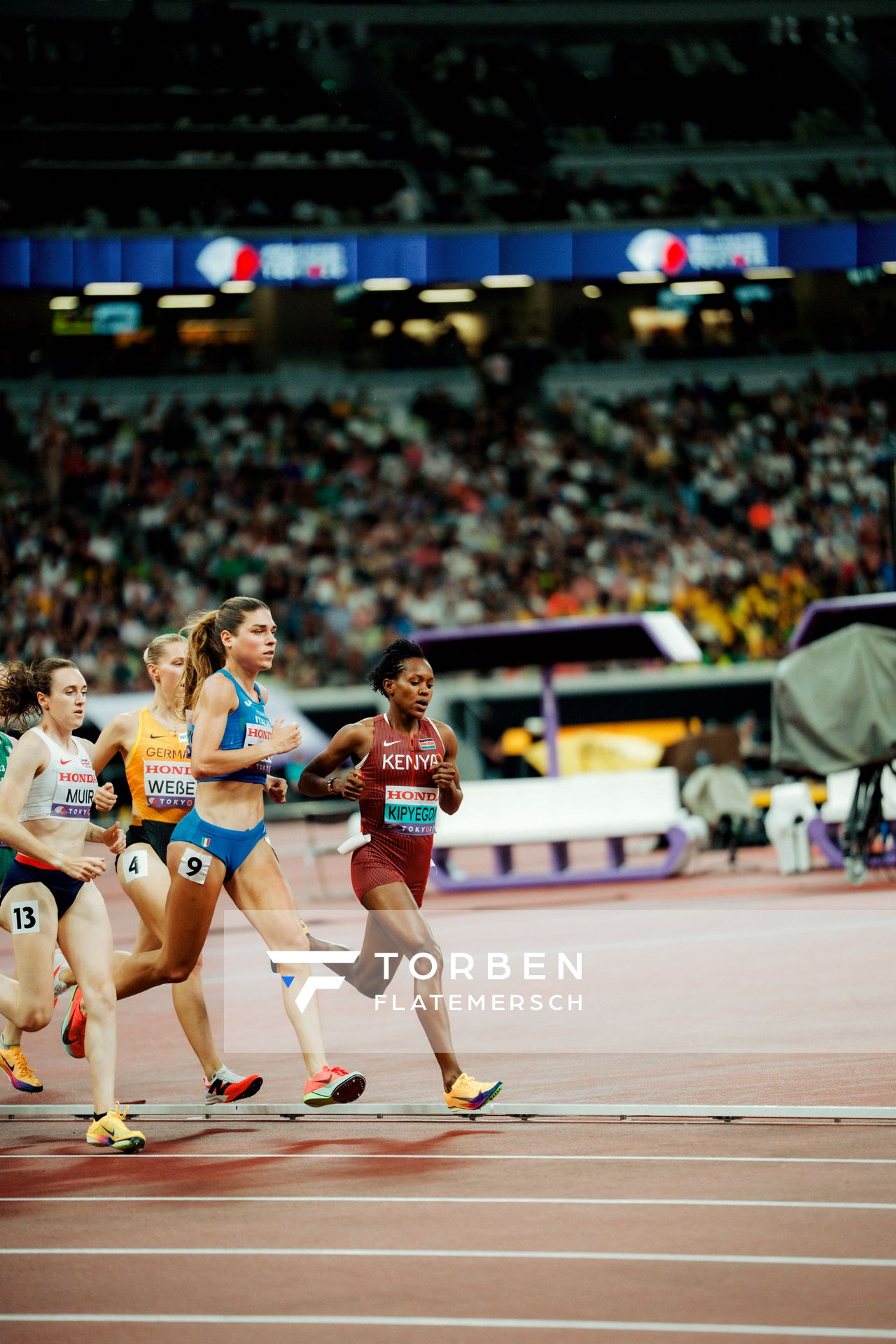 Faith Kipyegon (KEN) during the World Athletics Championships on 13.09.2025 in Tokyo.