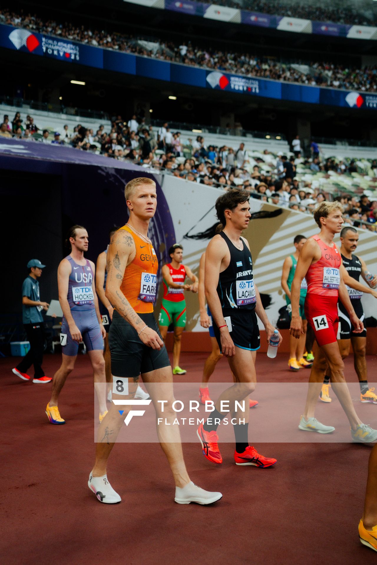 Robert Farken (GER) during the World Athletics Championships on 14.09.2025 in Tokyo.