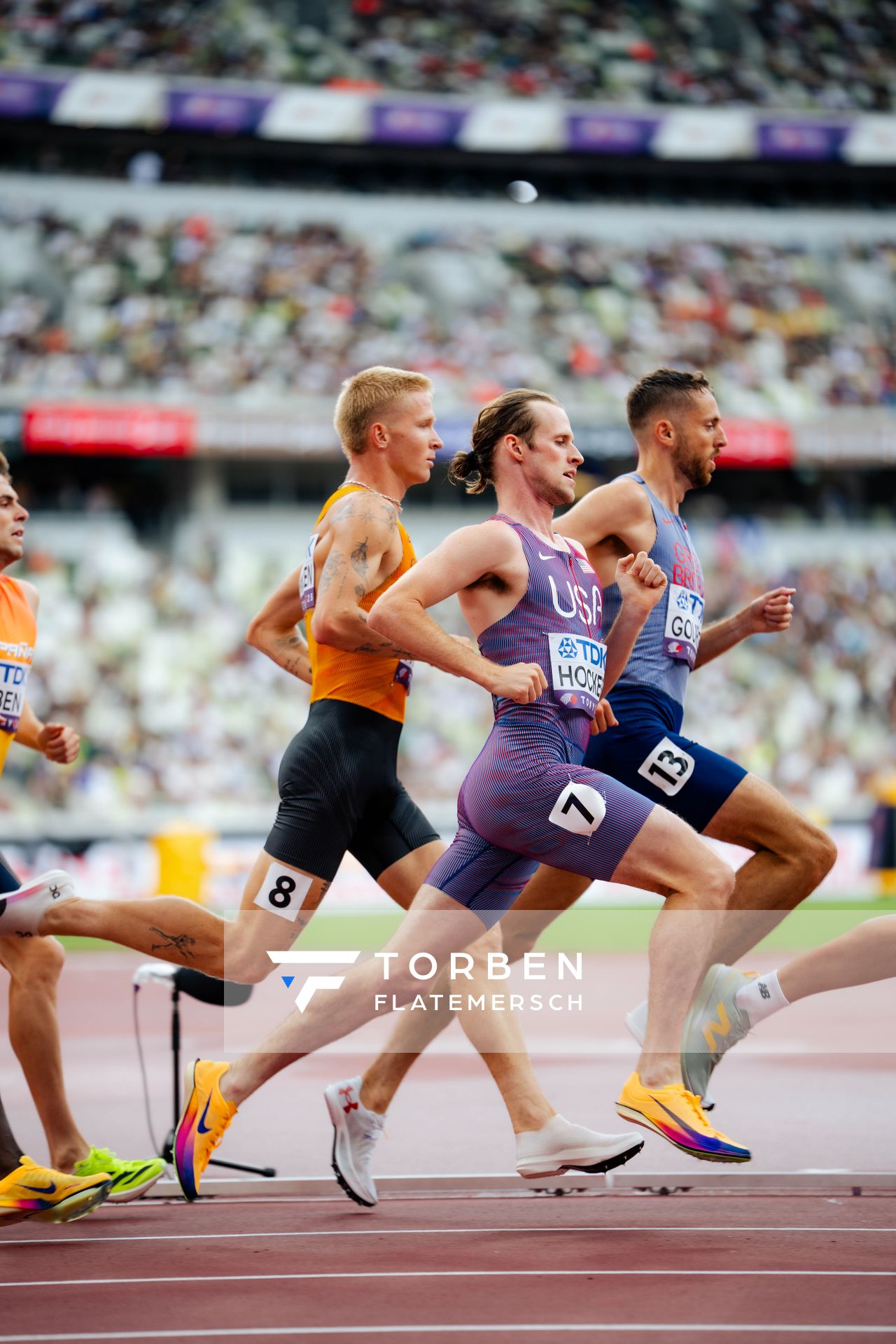 Robert Farken (GER), Cole Hocker (USA) during the World Athletics Championships on 14.09.2025 in Tokyo.