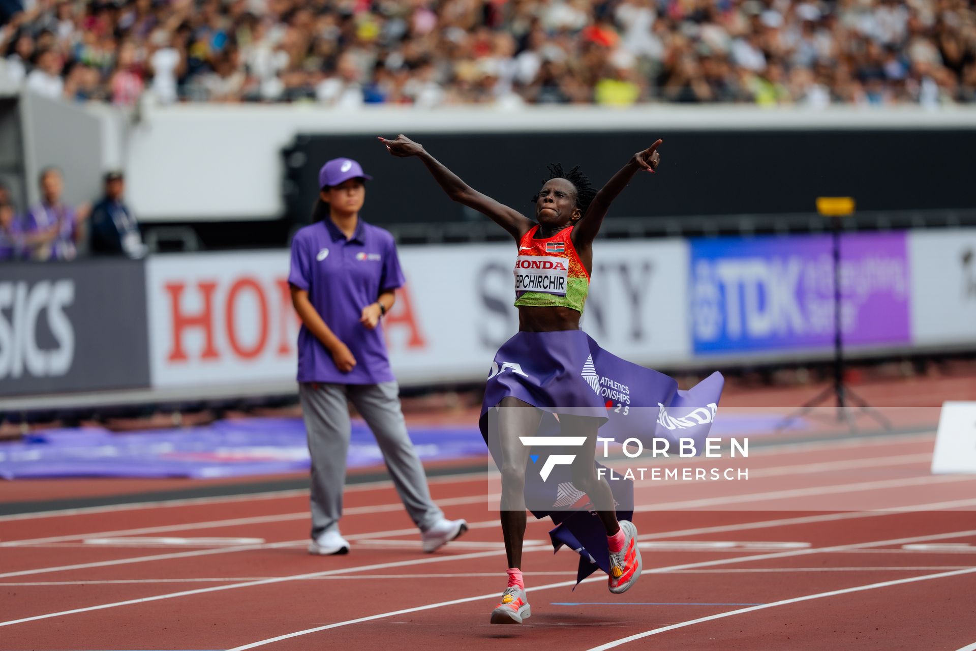 Peres Jepchirchir (KEN) during the World Athletics Championships on 14.09.2025 in Tokyo.
