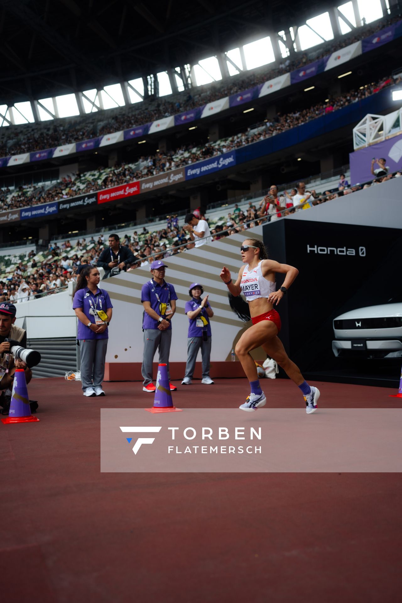 Julia Mayer (AUT) during the World Athletics Championships on 14.09.2025 in Tokyo.