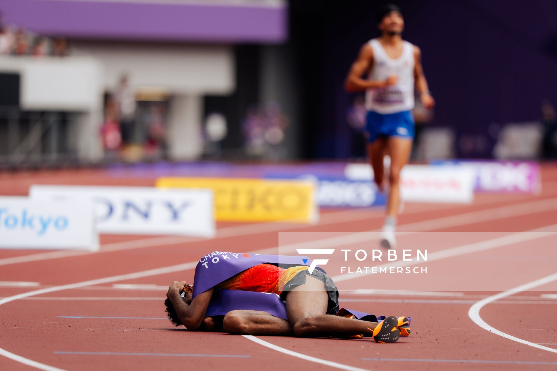 Amanal Petros (GER) during the World Athletics Championships on 15.09.2025 in Tokyo.