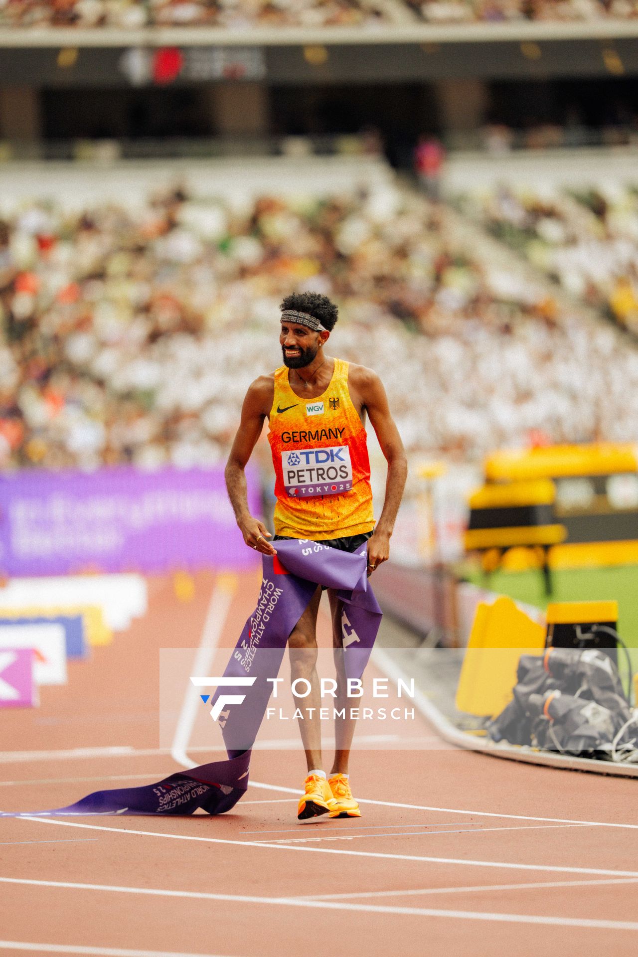 Alphonce Felix Simbu (TAN), Amanal Petros (GER) during the World Athletics Championships on 15.09.2025 in Tokyo.