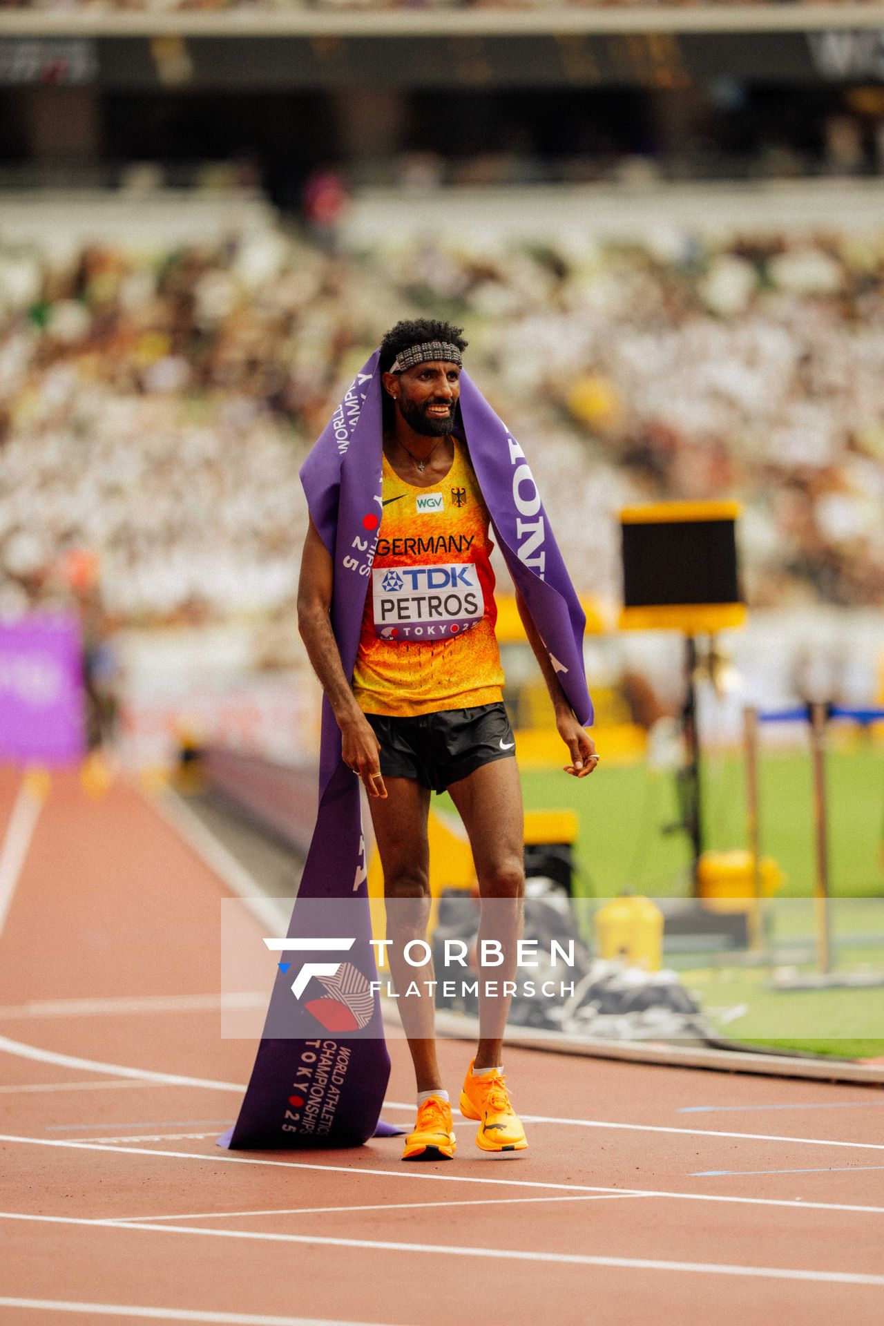 Alphonce Felix Simbu (TAN), Amanal Petros (GER) during the World Athletics Championships on 15.09.2025 in Tokyo.
