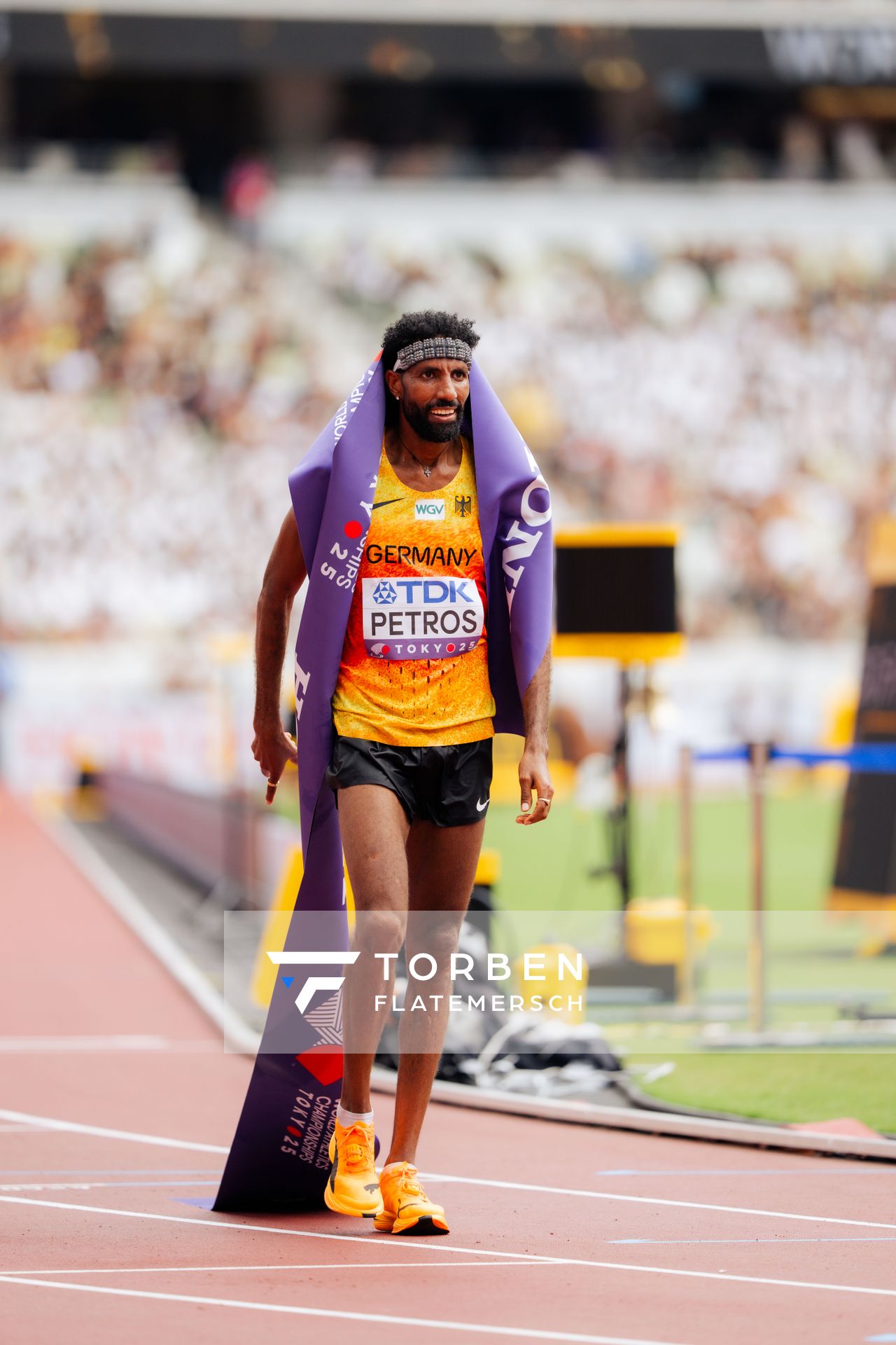 Amanal Petros (GER) during the World Athletics Championships on 15.09.2025 in Tokyo.