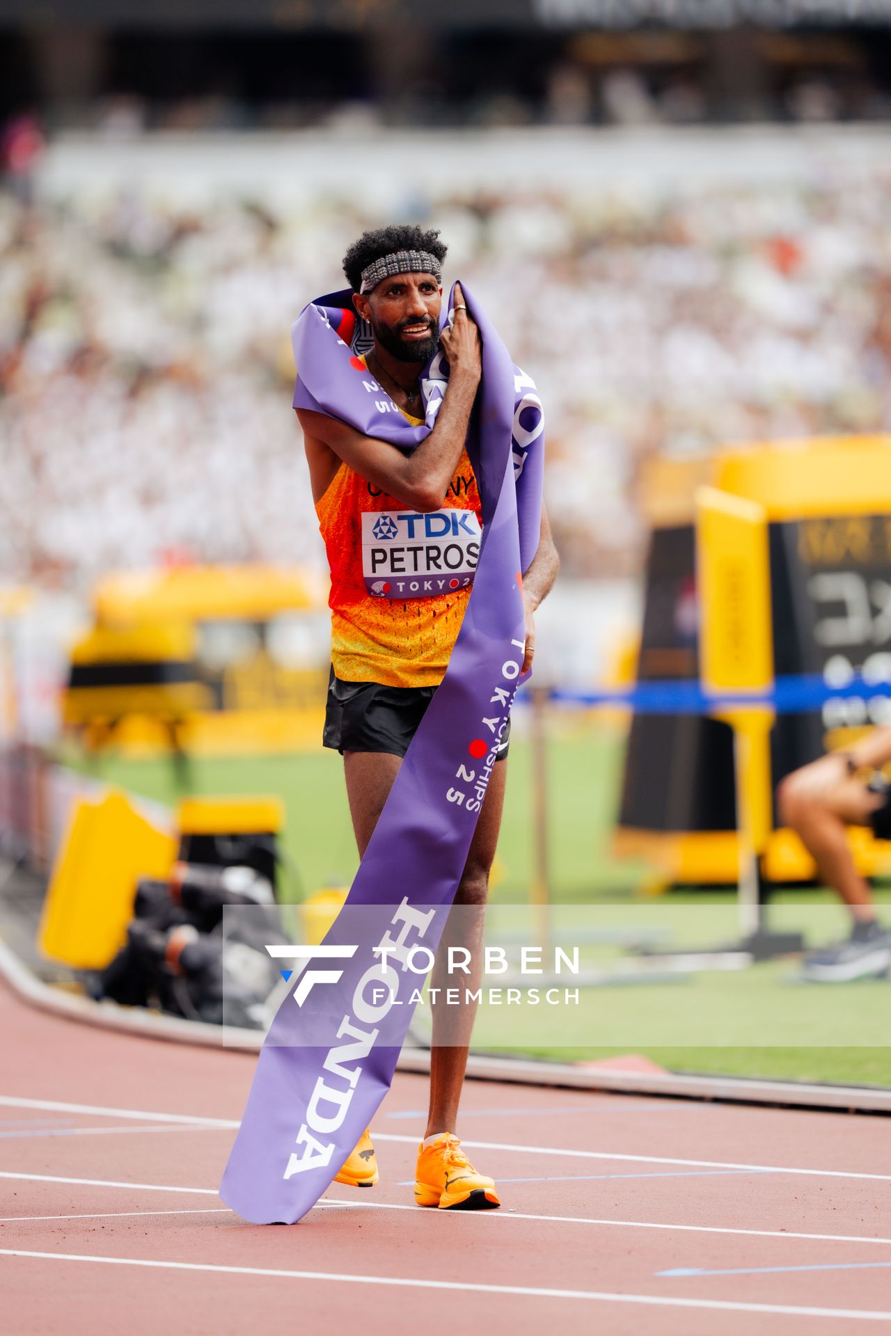 Amanal Petros (GER) during the World Athletics Championships on 15.09.2025 in Tokyo.