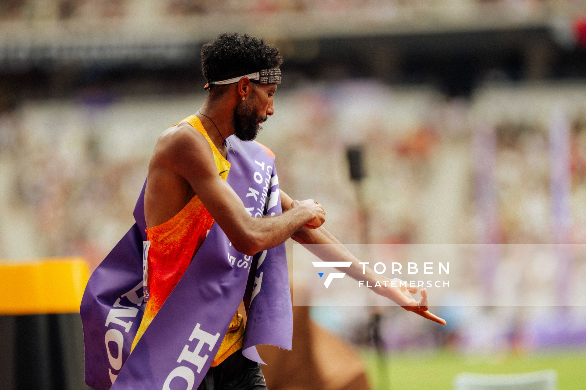 Alphonce Felix Simbu (TAN), Amanal Petros (GER) during the World Athletics Championships on 15.09.2025 in Tokyo.