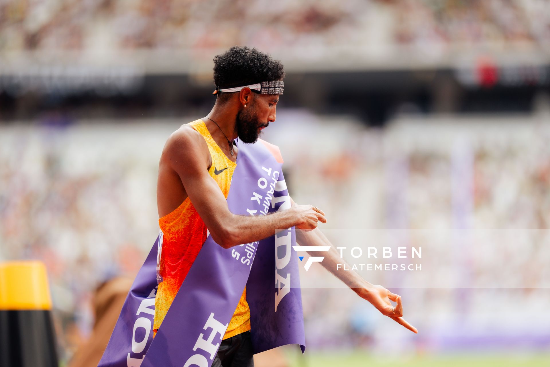 Amanal Petros (GER) during the World Athletics Championships on 15.09.2025 in Tokyo.