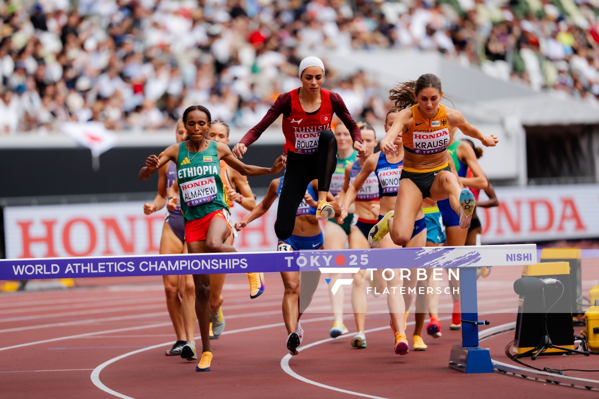 Gesa Felicitas Krause (GER) during the World Athletics Championships on 15.09.2025 in Tokyo.