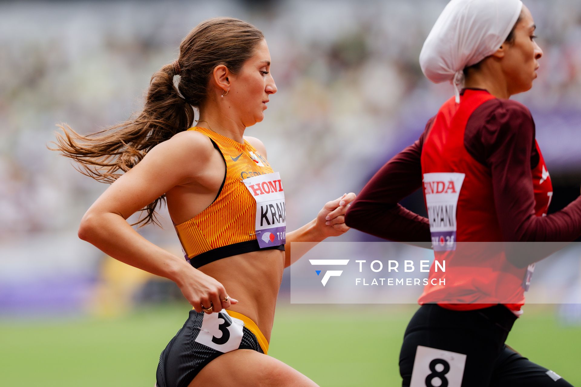 Gesa Felicitas Krause (GER) during the World Athletics Championships on 15.09.2025 in Tokyo.