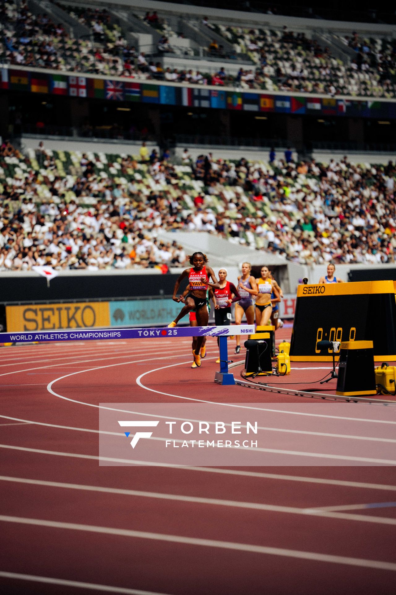 Winfred Yavi (BRN) during the World Athletics Championships on 15.09.2025 in Tokyo.