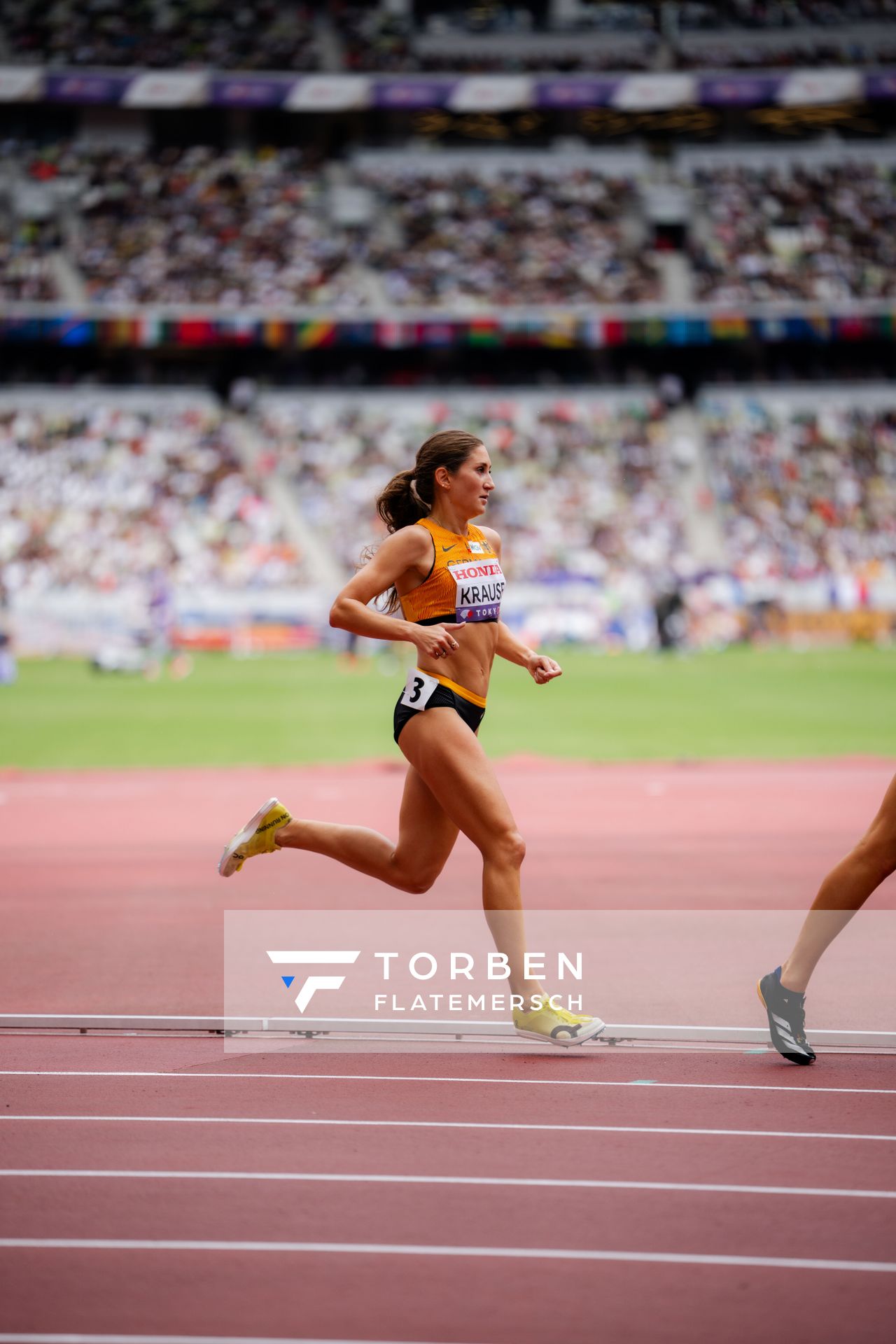 Gesa Felicitas Krause (GER) during the World Athletics Championships on 15.09.2025 in Tokyo.