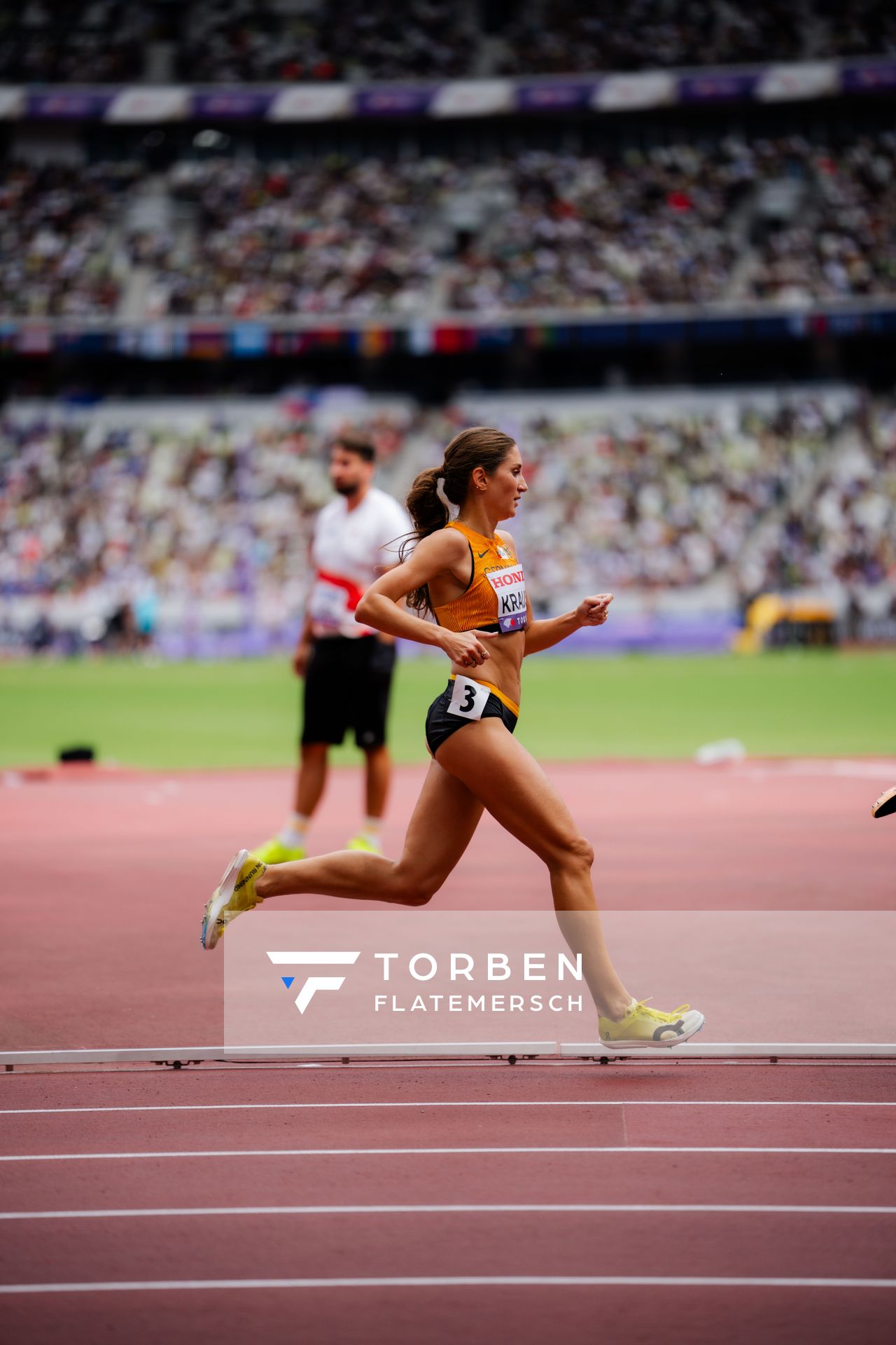 Gesa Felicitas Krause (GER) during the World Athletics Championships on 15.09.2025 in Tokyo.