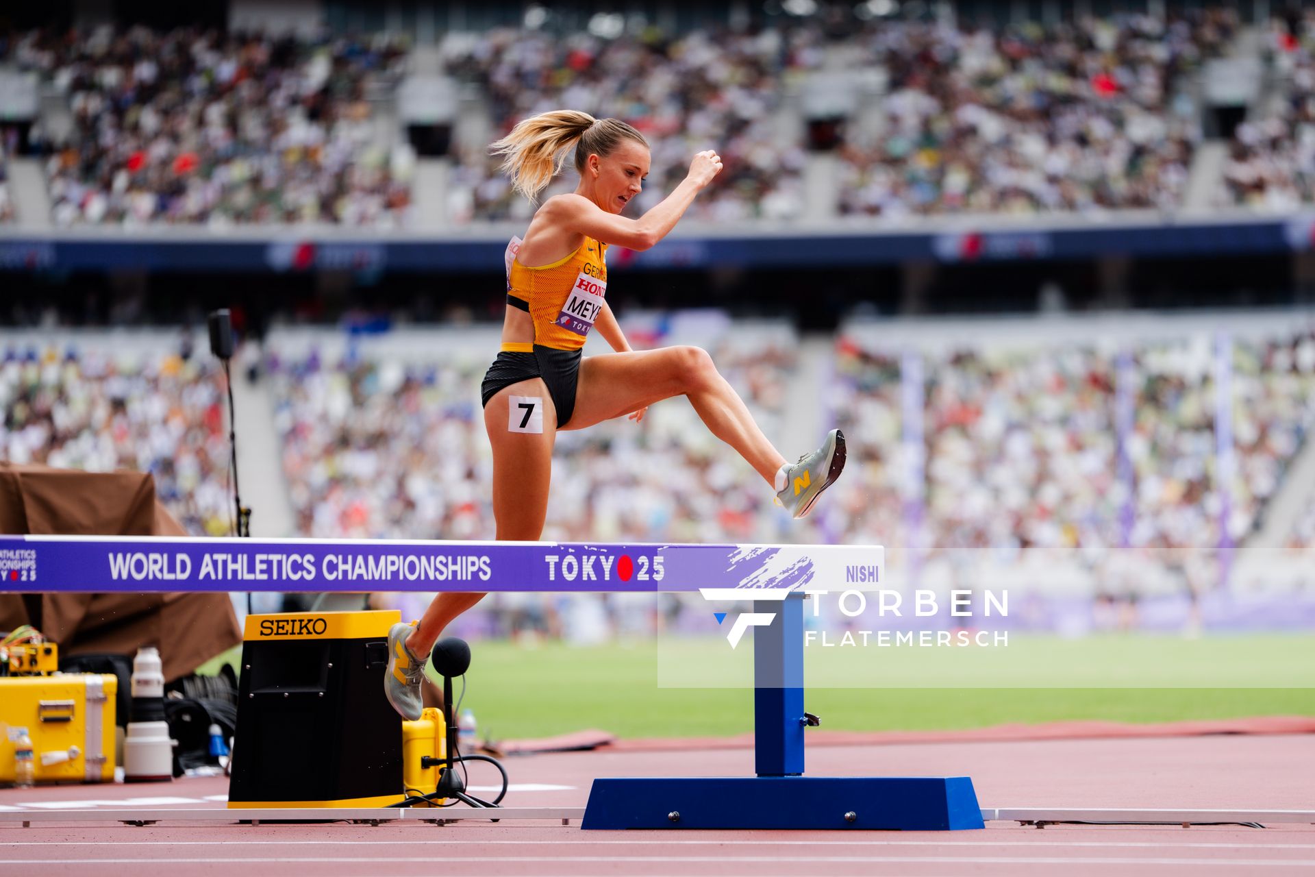 Lea Meyer (GER) during the World Athletics Championships on 15.09.2025 in Tokyo.