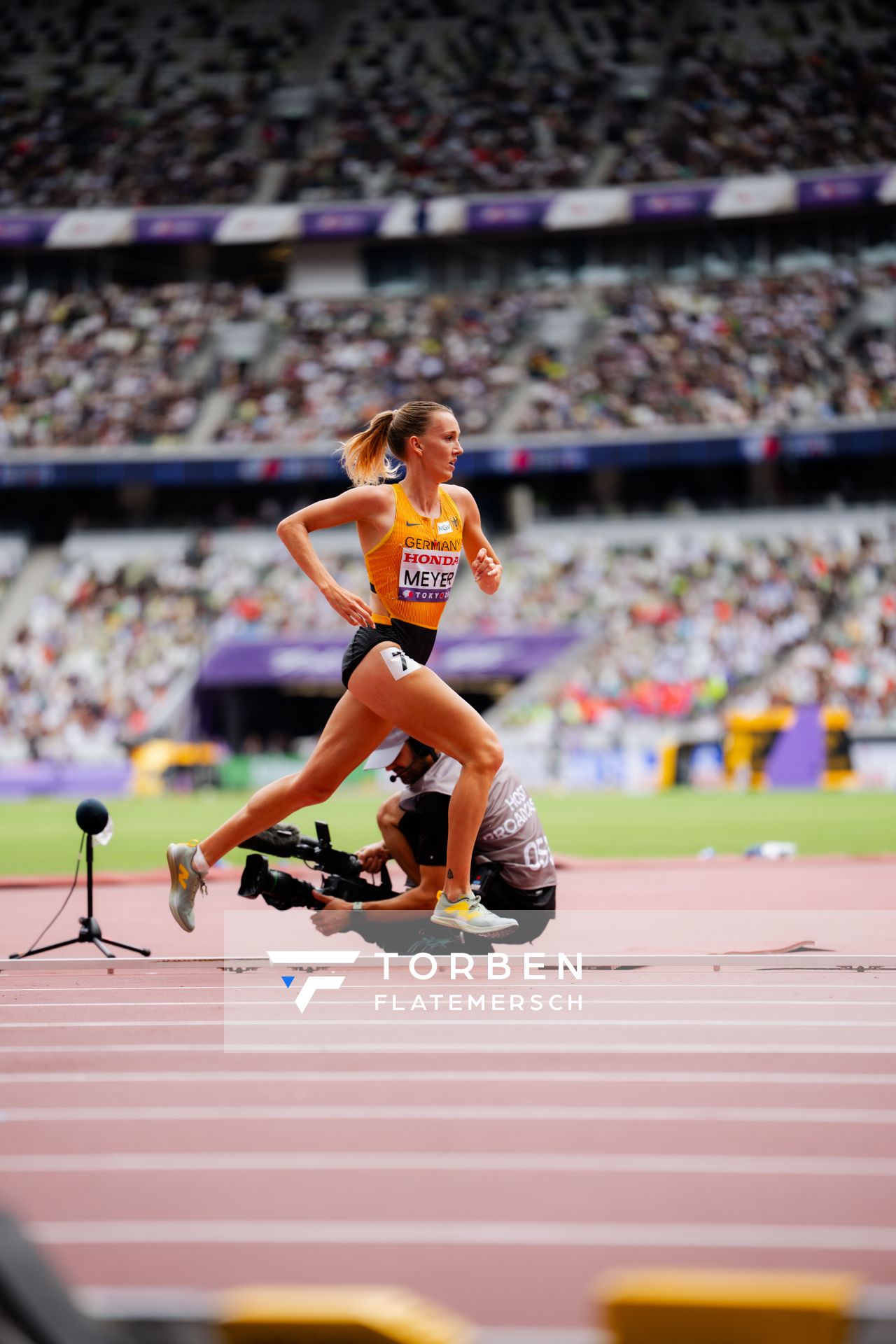 Lea Meyer (GER) during the World Athletics Championships on 15.09.2025 in Tokyo.