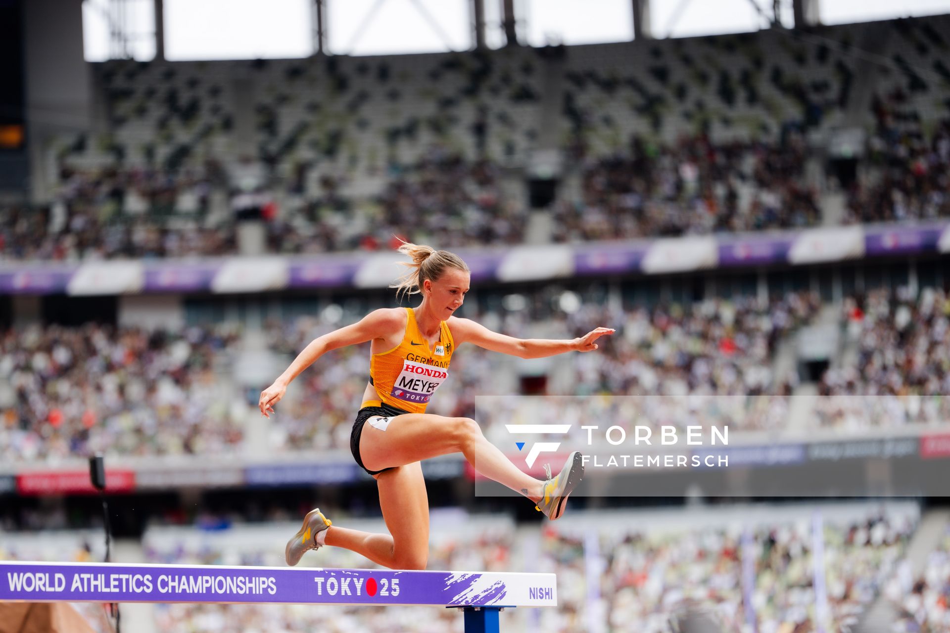 Lea Meyer (GER) during the World Athletics Championships on 15.09.2025 in Tokyo.