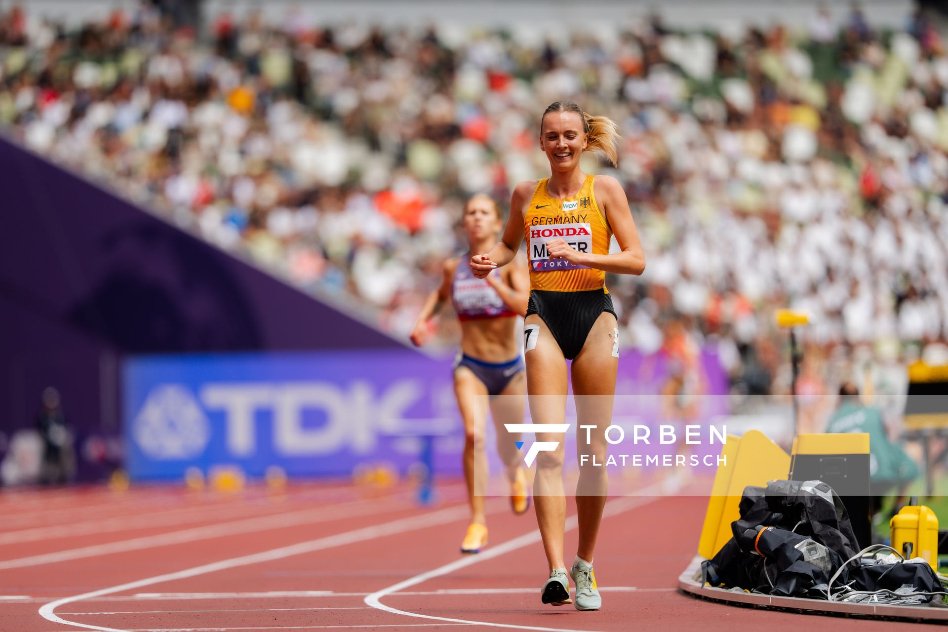 Lea Meyer (GER) during the World Athletics Championships on 15.09.2025 in Tokyo.