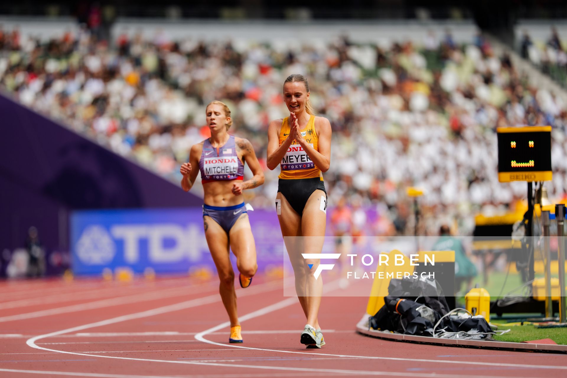 Lea Meyer (GER) during the World Athletics Championships on 15.09.2025 in Tokyo.