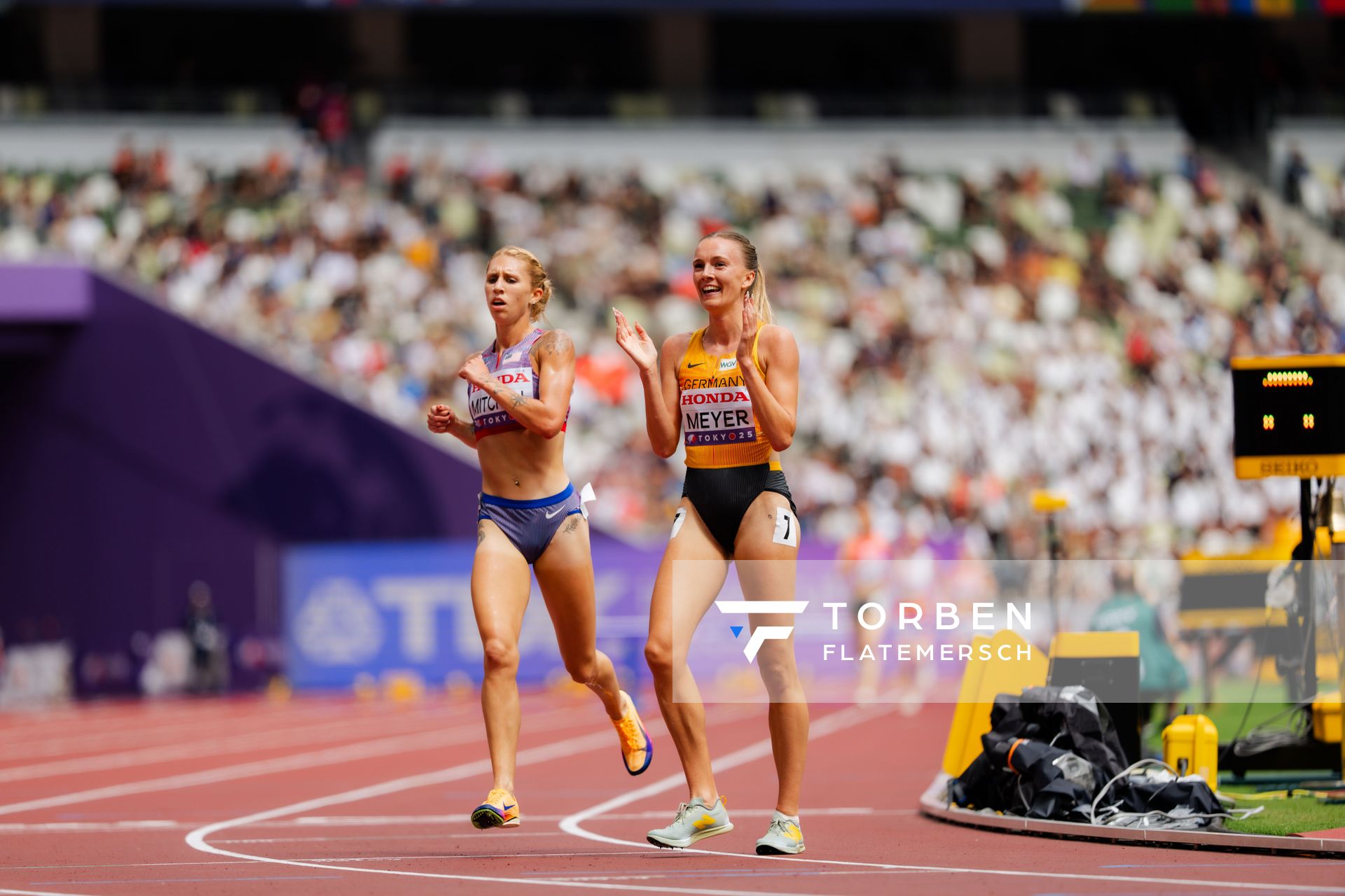 Lea Meyer (GER) during the World Athletics Championships on 15.09.2025 in Tokyo.