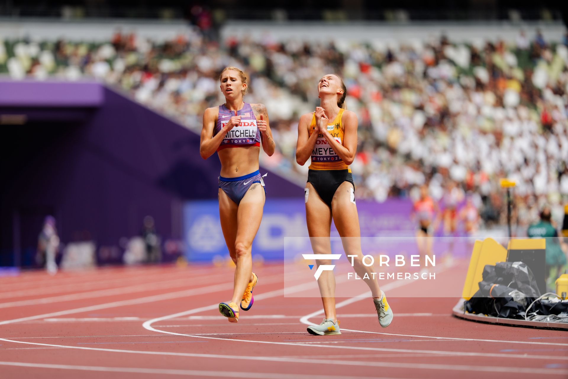 Lea Meyer (GER) during the World Athletics Championships on 15.09.2025 in Tokyo.