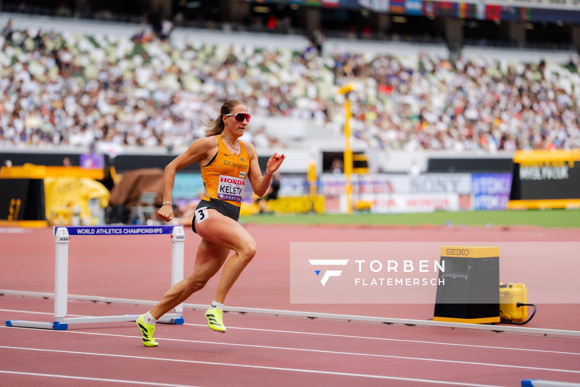 Elena Kelety (GER) during the World Athletics Championships on 15.09.2025 in Tokyo.