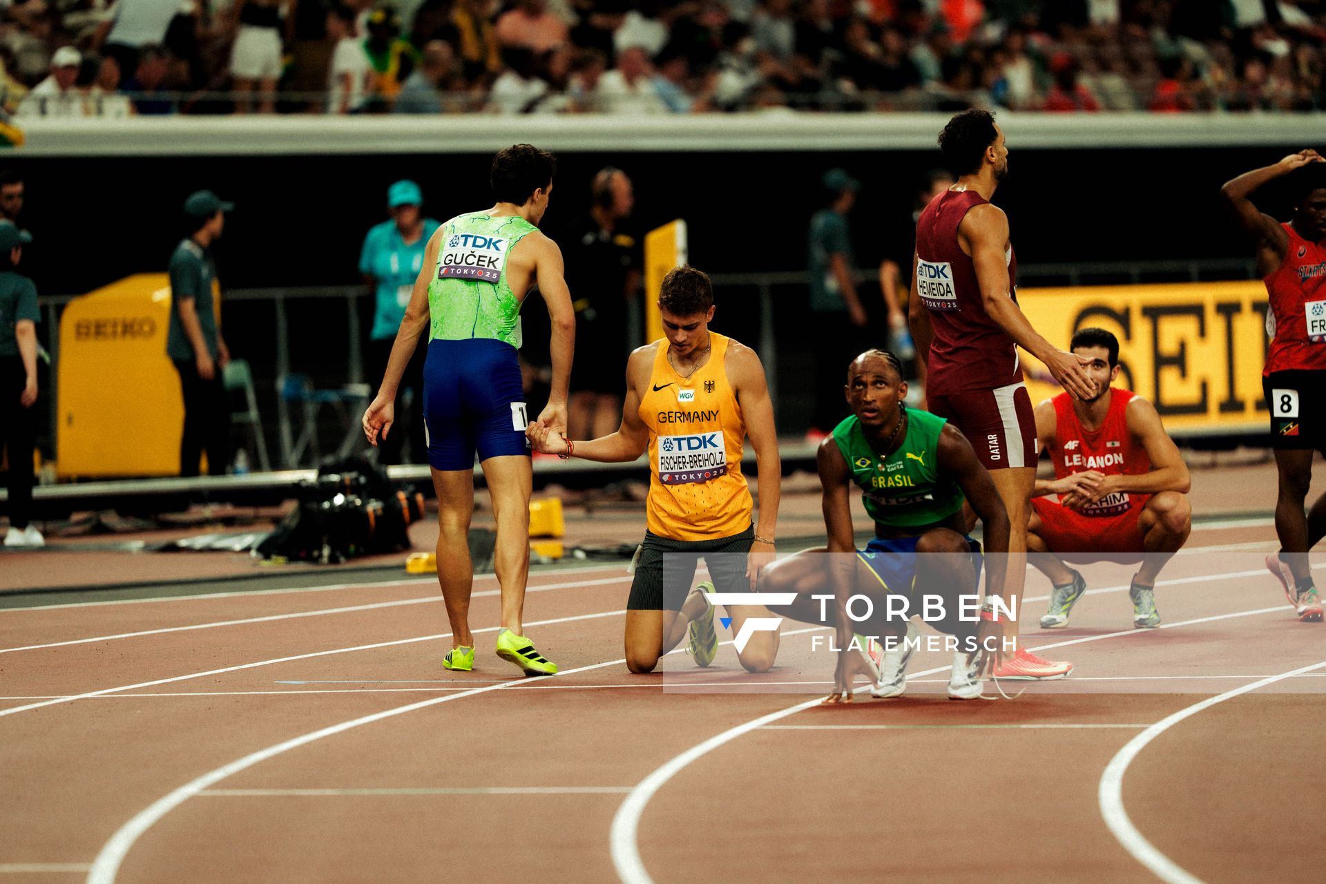 Owe Fischer Breiholz (GER) during the World Athletics Championships on 15.09.2025 in Tokyo.