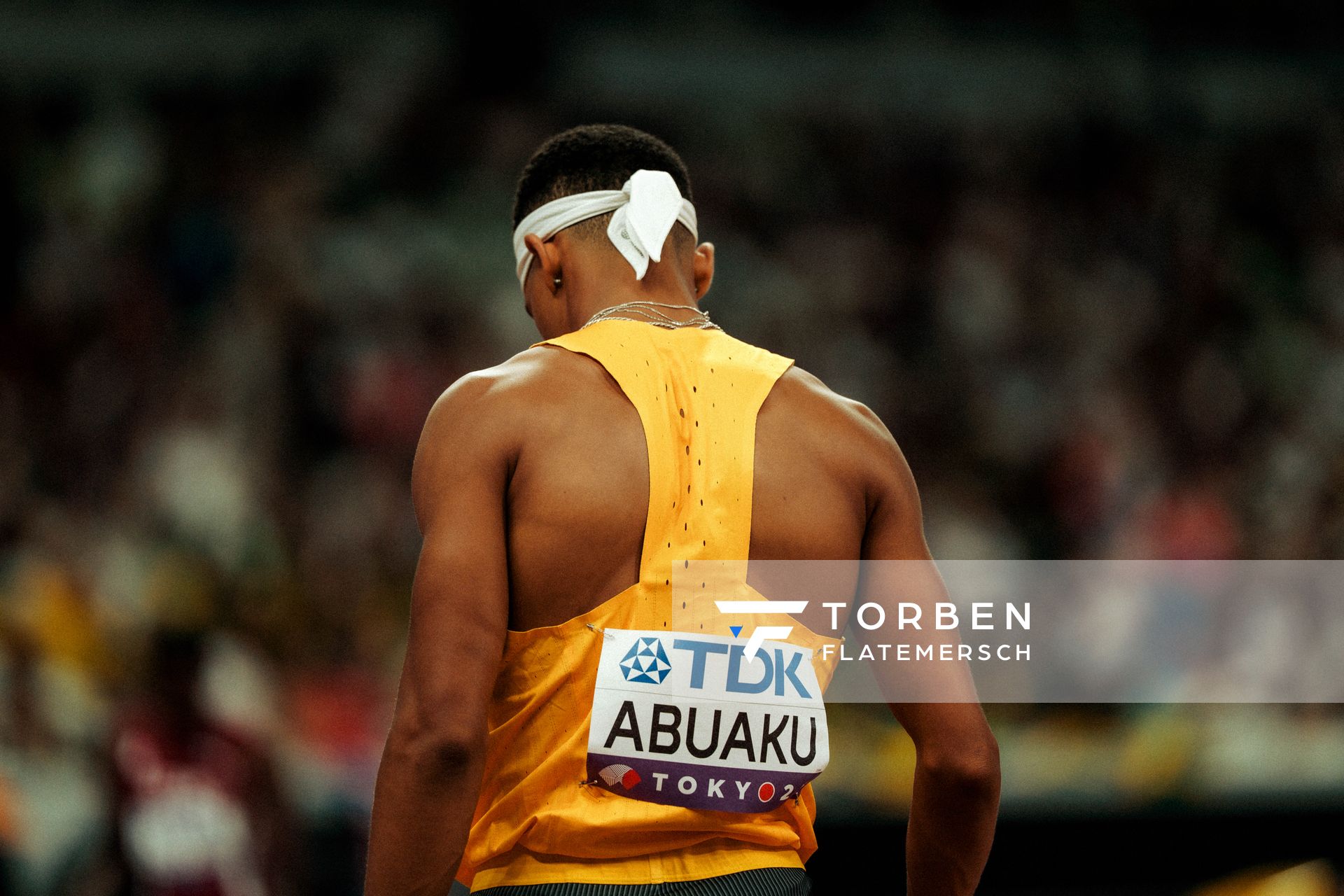 Joshua Abuaku (GER) during the World Athletics Championships on 15.09.2025 in Tokyo.