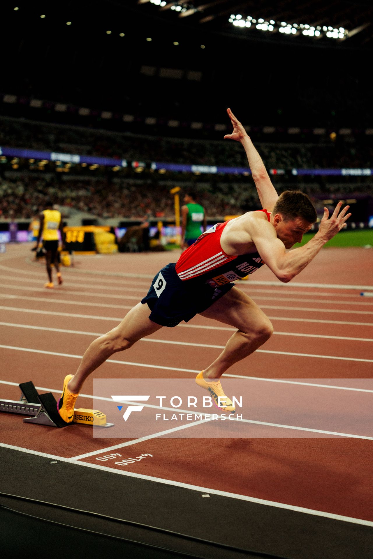 Karsten Warholm (NOR) during the World Athletics Championships on 15.09.2025 in Tokyo.