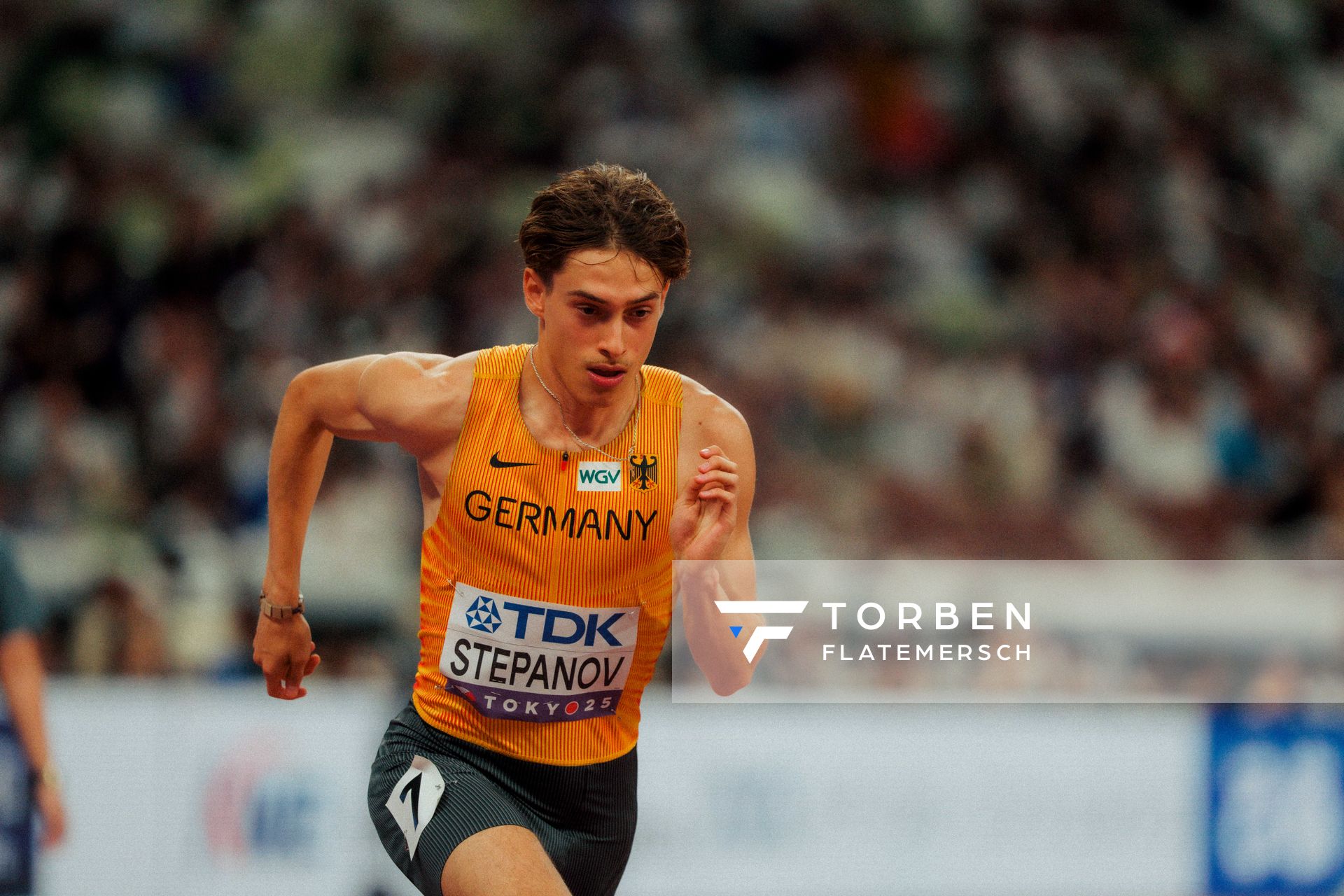 Alexander Stepanov (GER) during the World Athletics Championships on 16.09.2025 in Tokyo.