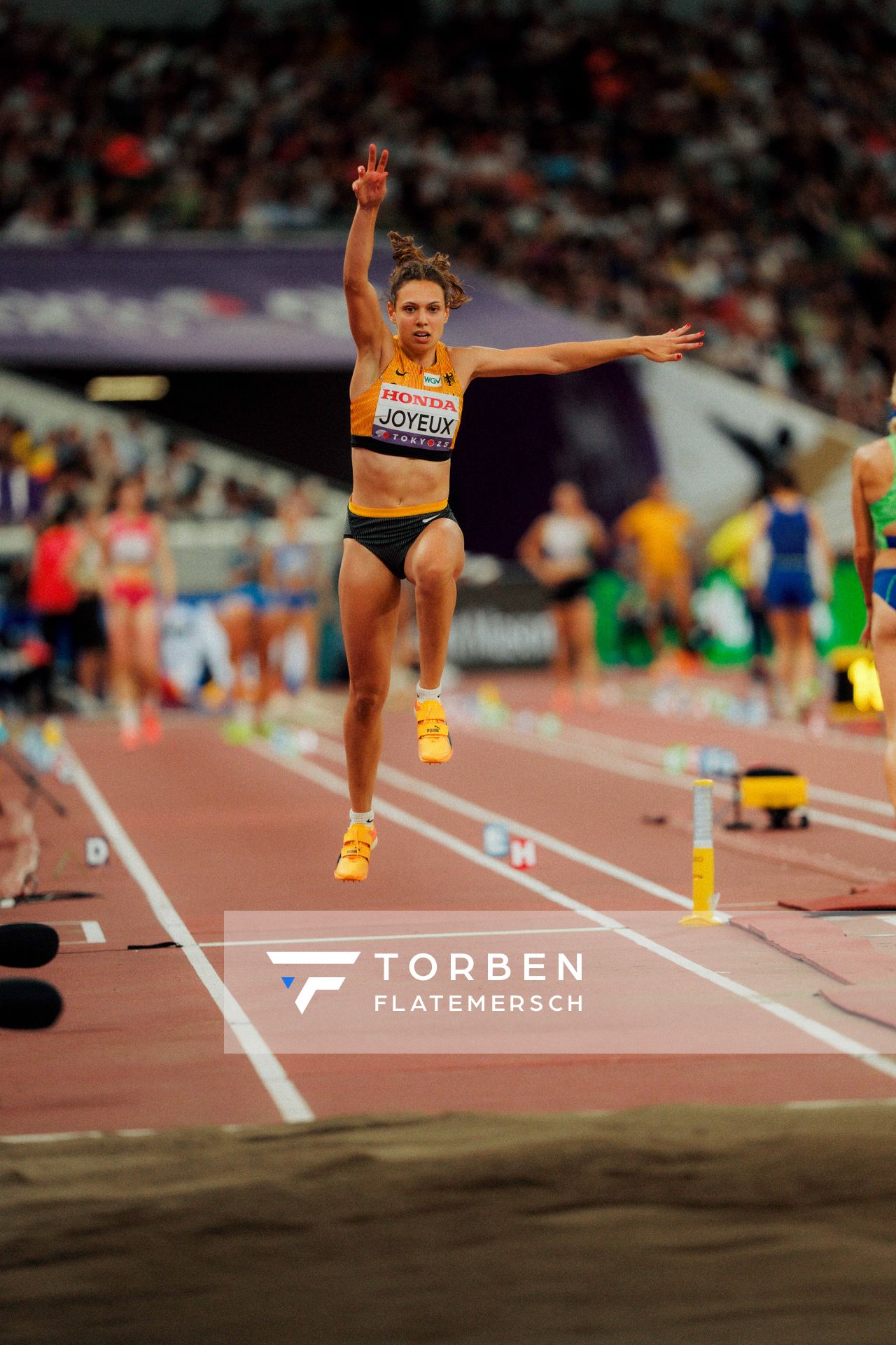 Caroline Joyeux (GER) during the World Athletics Championships on 16.09.2025 in Tokyo.